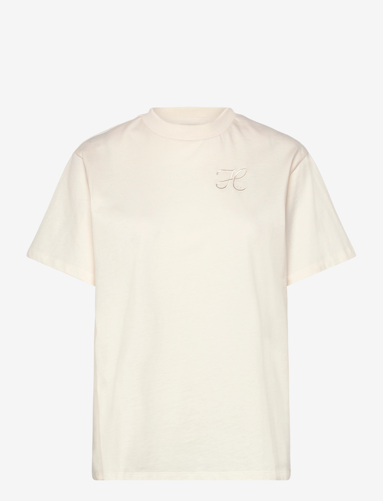 HUGO - Vintage Tee_19 - t-shirts - open white - 0