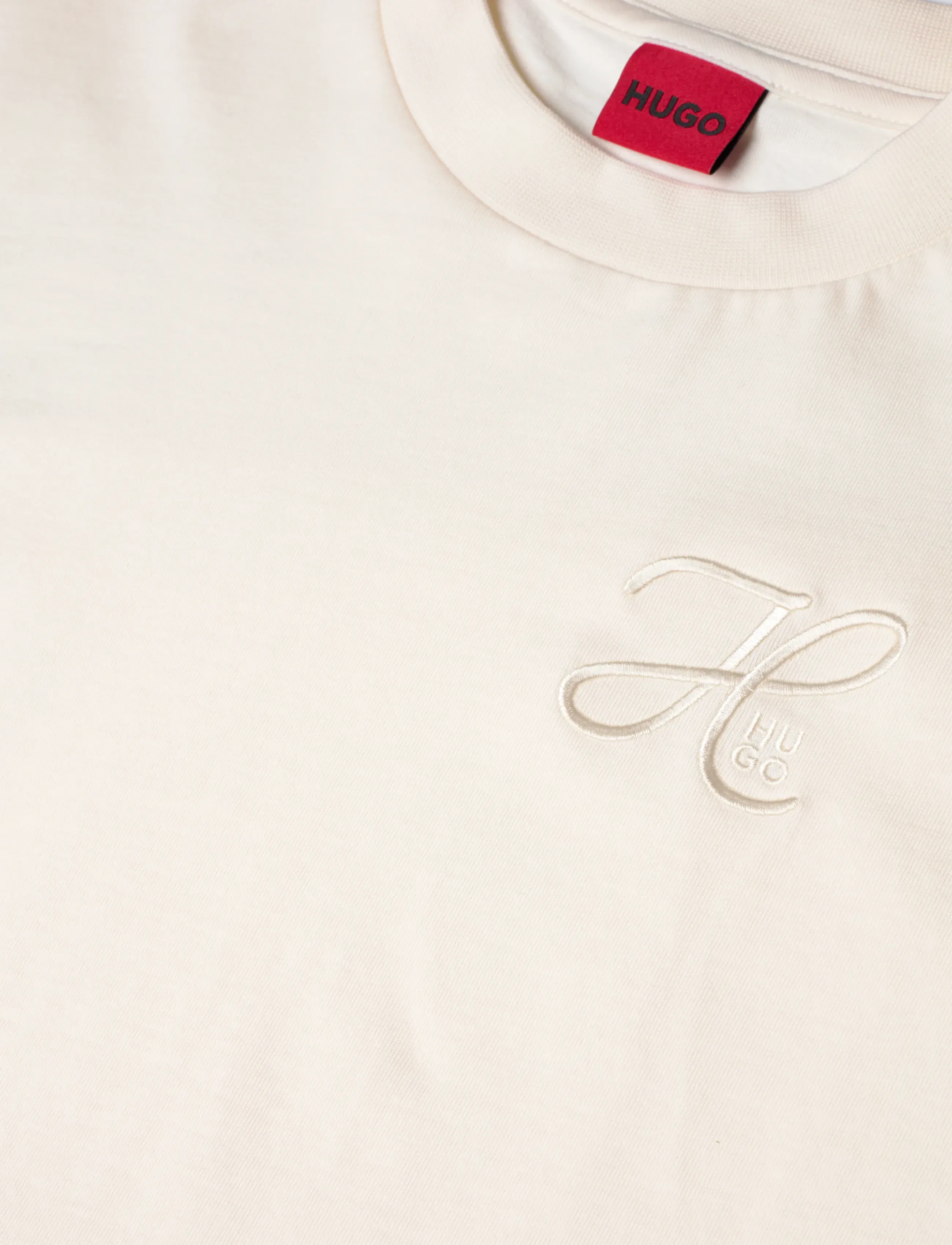 HUGO - Vintage Tee_19 - t-paidat - open white - 2