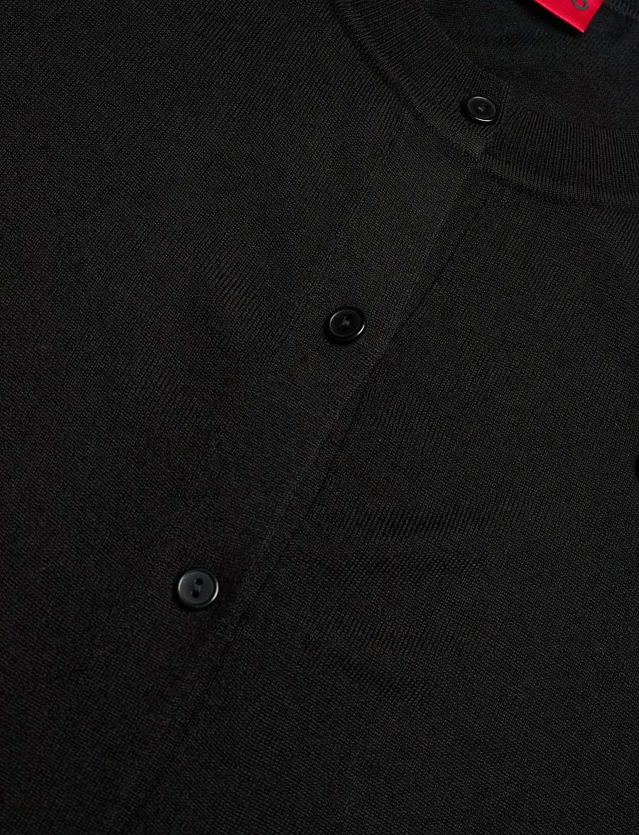 HUGO - Sfabri - strickjacken - black - 2