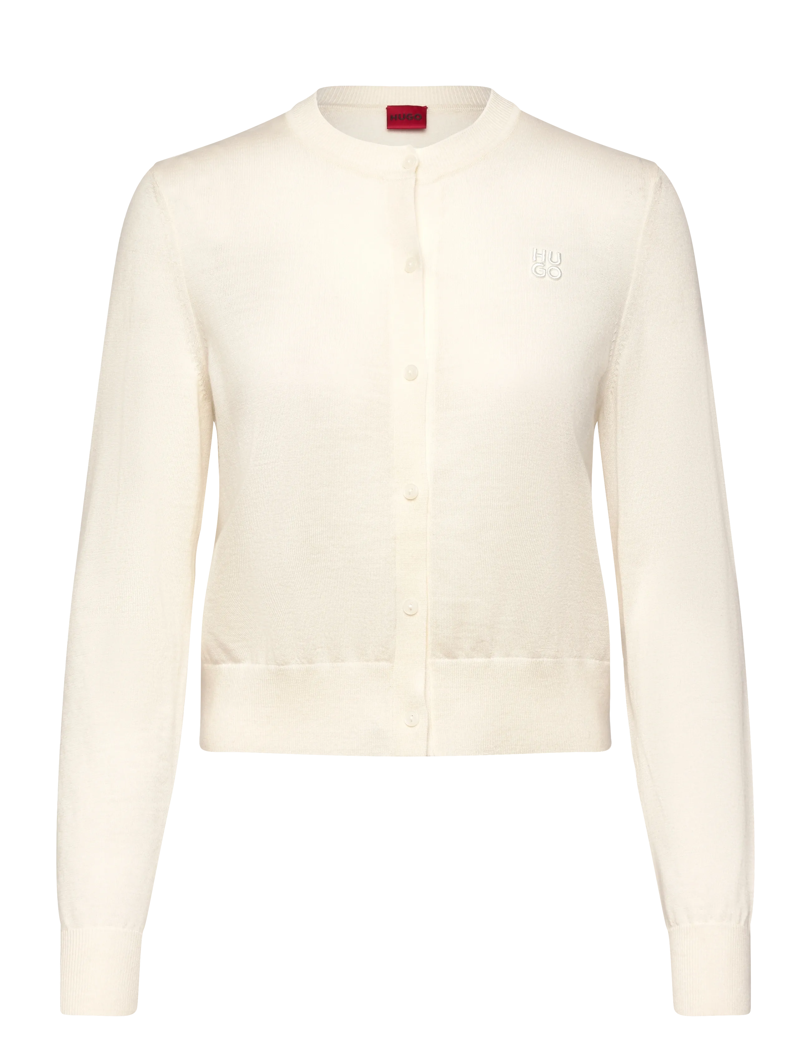 HUGO Sfabri - Cardigans - OPEN WHITE / white