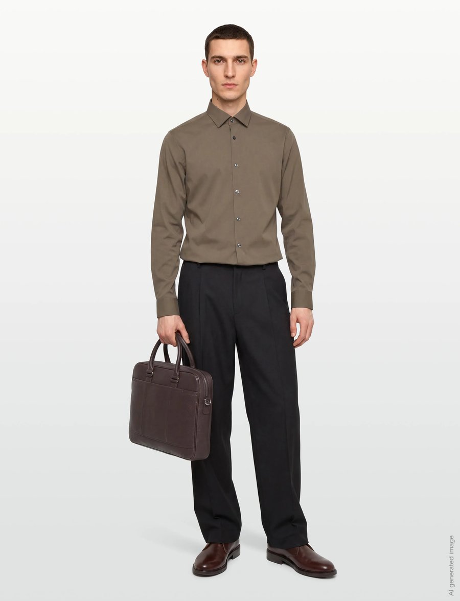 HUGO - Kenno - freizeithemden - medium grey - 0