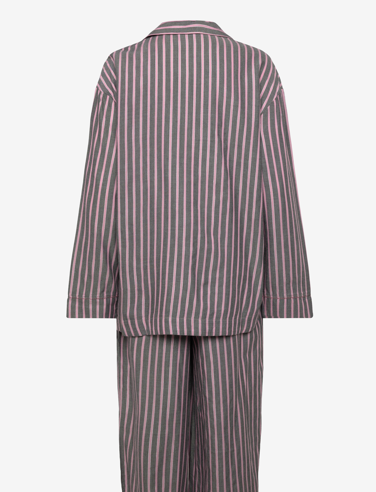 HUGO - FLANNEL ST_LONG SET - pidžaamad - open grey - 1