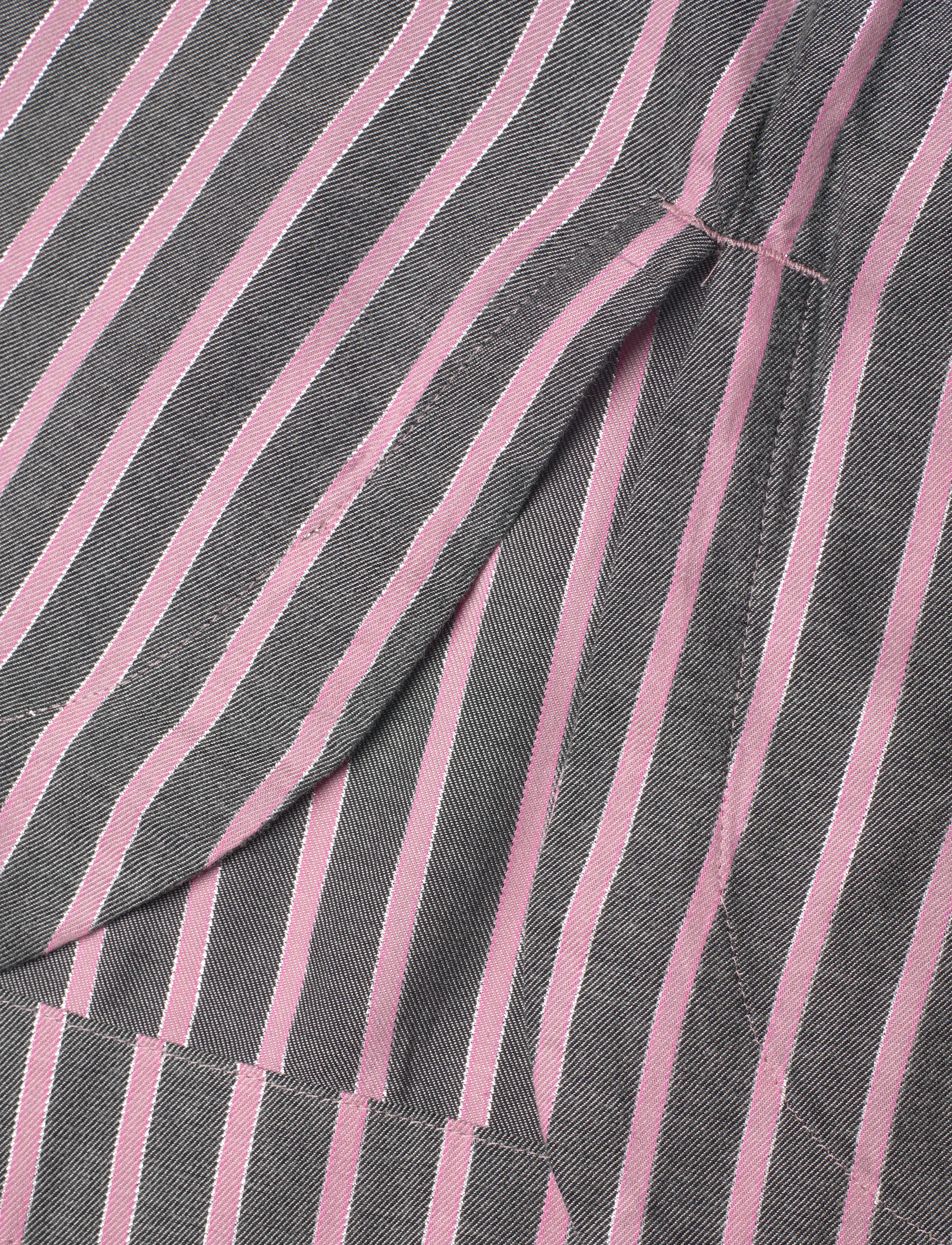 HUGO - FLANNEL ST_LONG SET - náttföt - open grey - 5