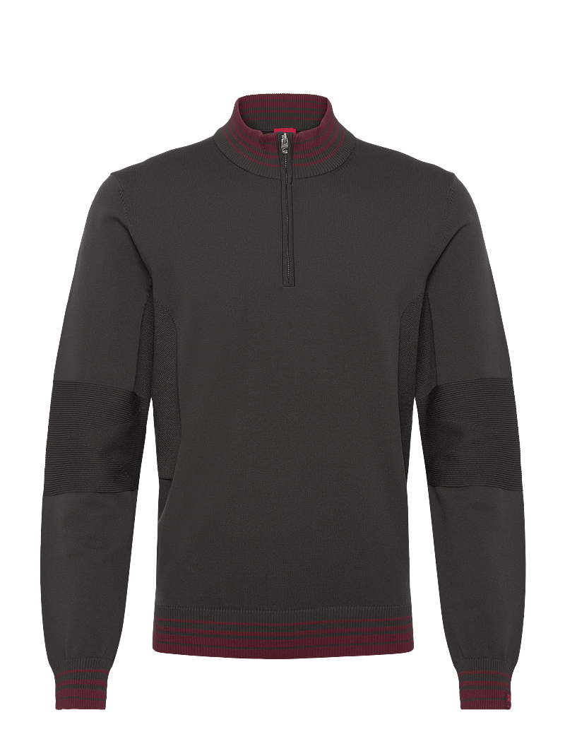 HUGO - Selo_RB - half zip-tröjor - dark brown - 0