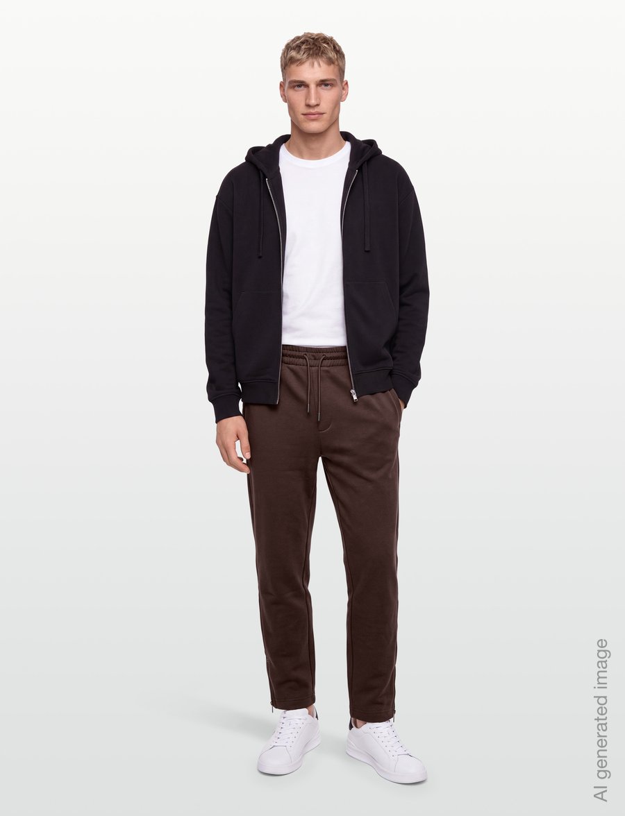 HUGO - Dolos - casual byxor - brown overflow - 0