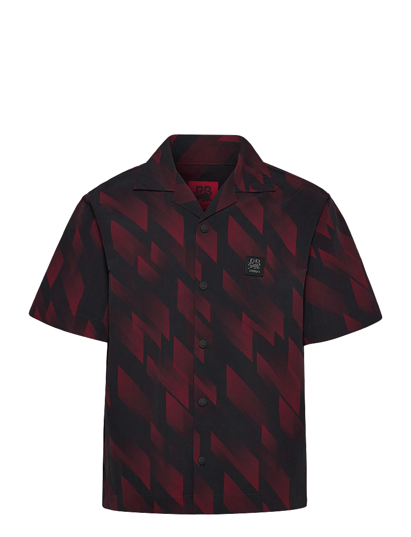 HUGO - Espino_RB - kurzarmhemden - dark brown - 0