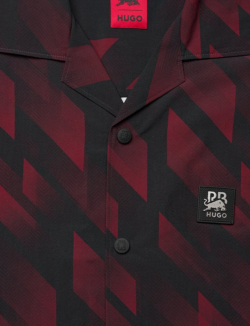 HUGO - Espino_RB - kurzarmhemden - dark brown - 2