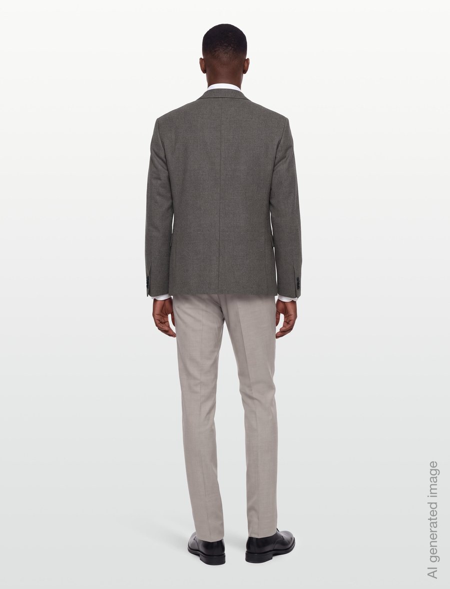 HUGO - Umar253X_ALL - enkeltradede blazere - medium brown - 4
