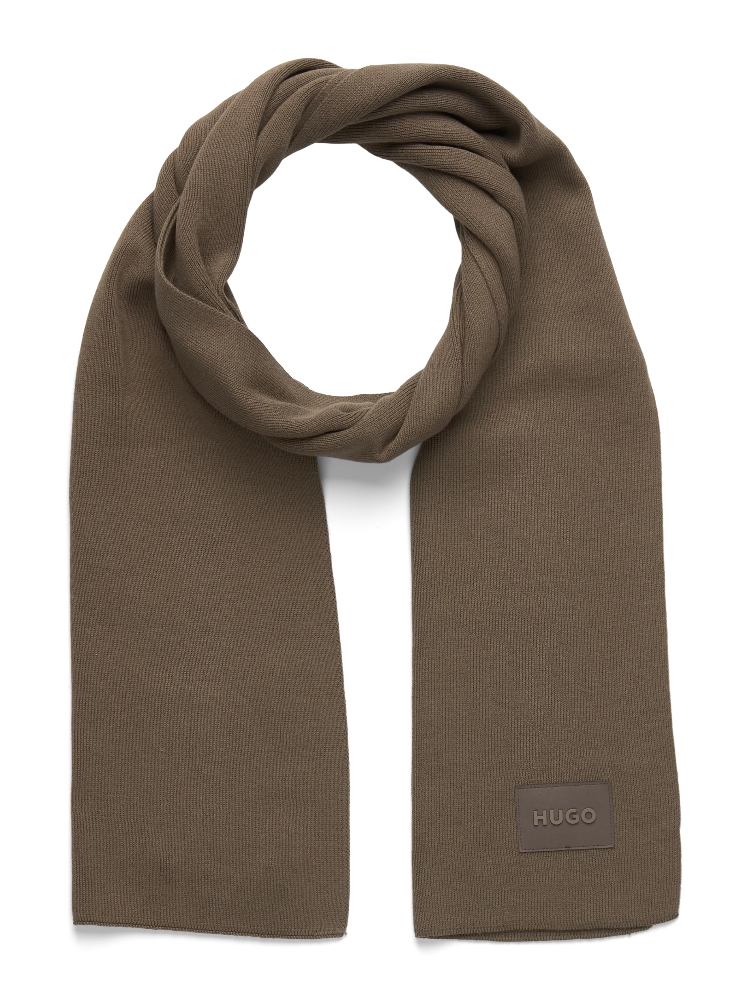 HUGO Zevon_B - Vinterskjerf - MEDIUM GREY / brown