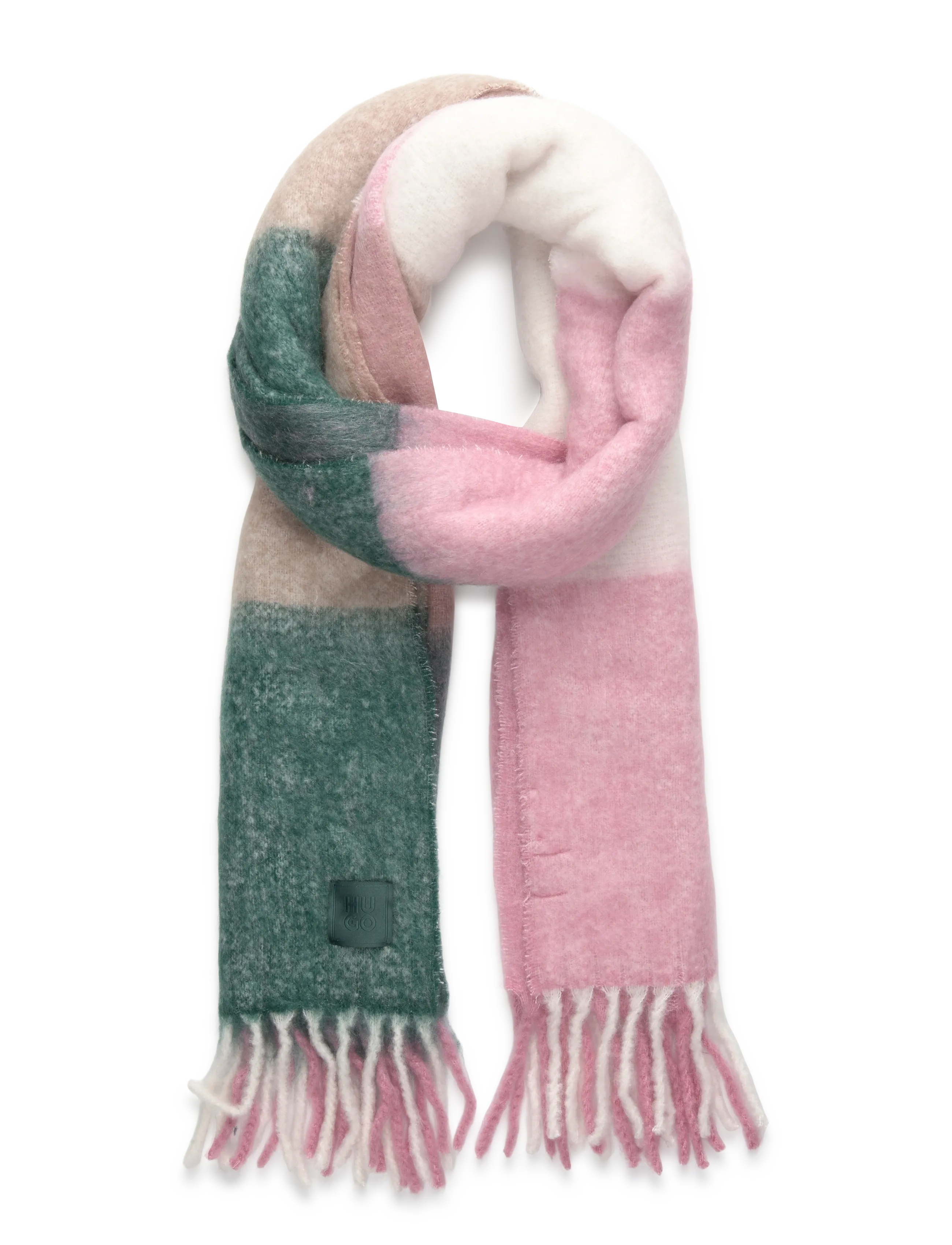 HUGO Elyza_46*200 - Transitional Layering - OPEN PINK / multi
