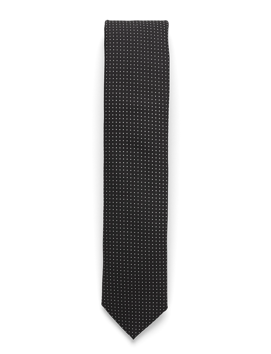 HUGO - Tie cm 6 - slips - black - 0