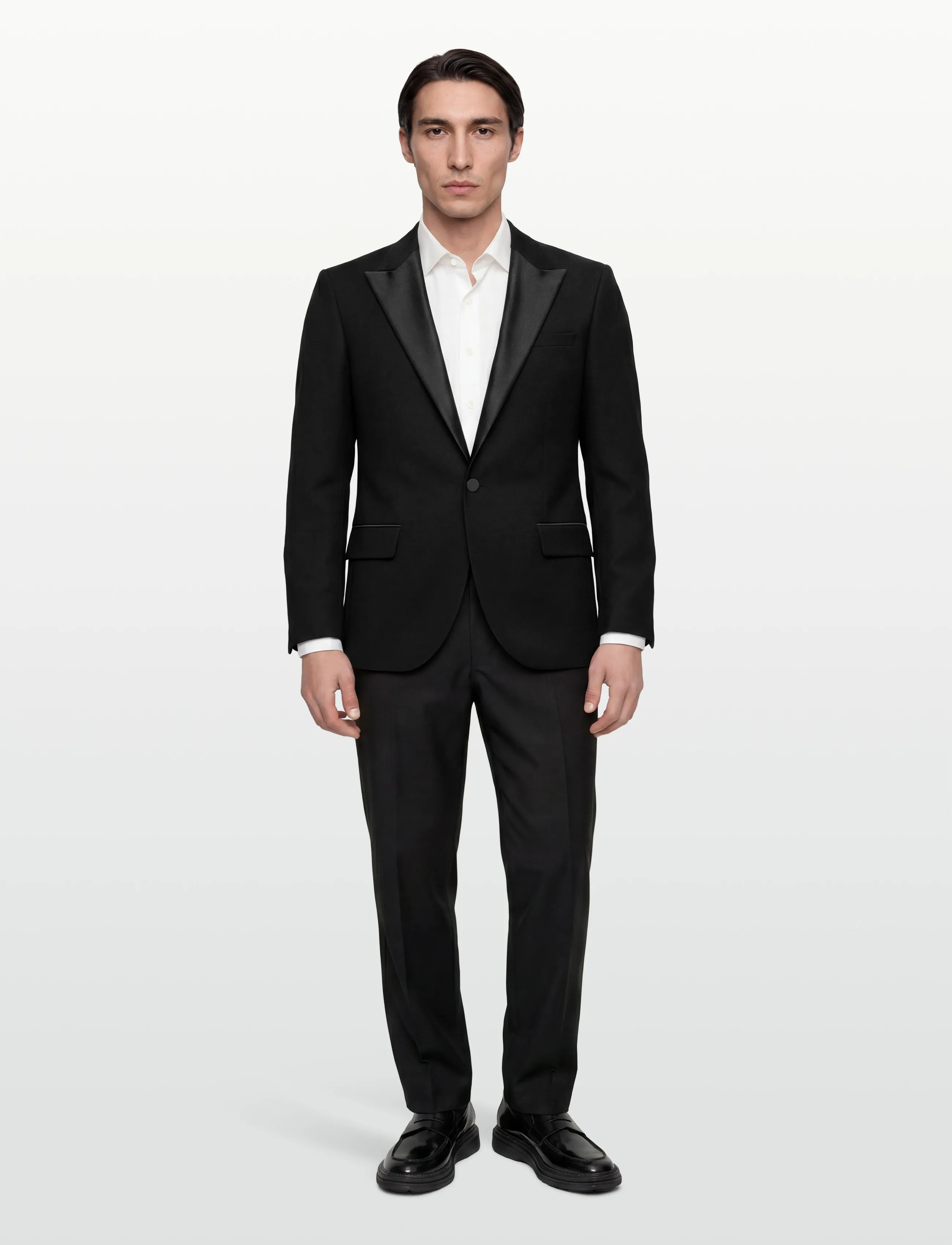 HUGO Henry254E1X, 46, Black, Suits & Blazere > Tuxedos, Herre