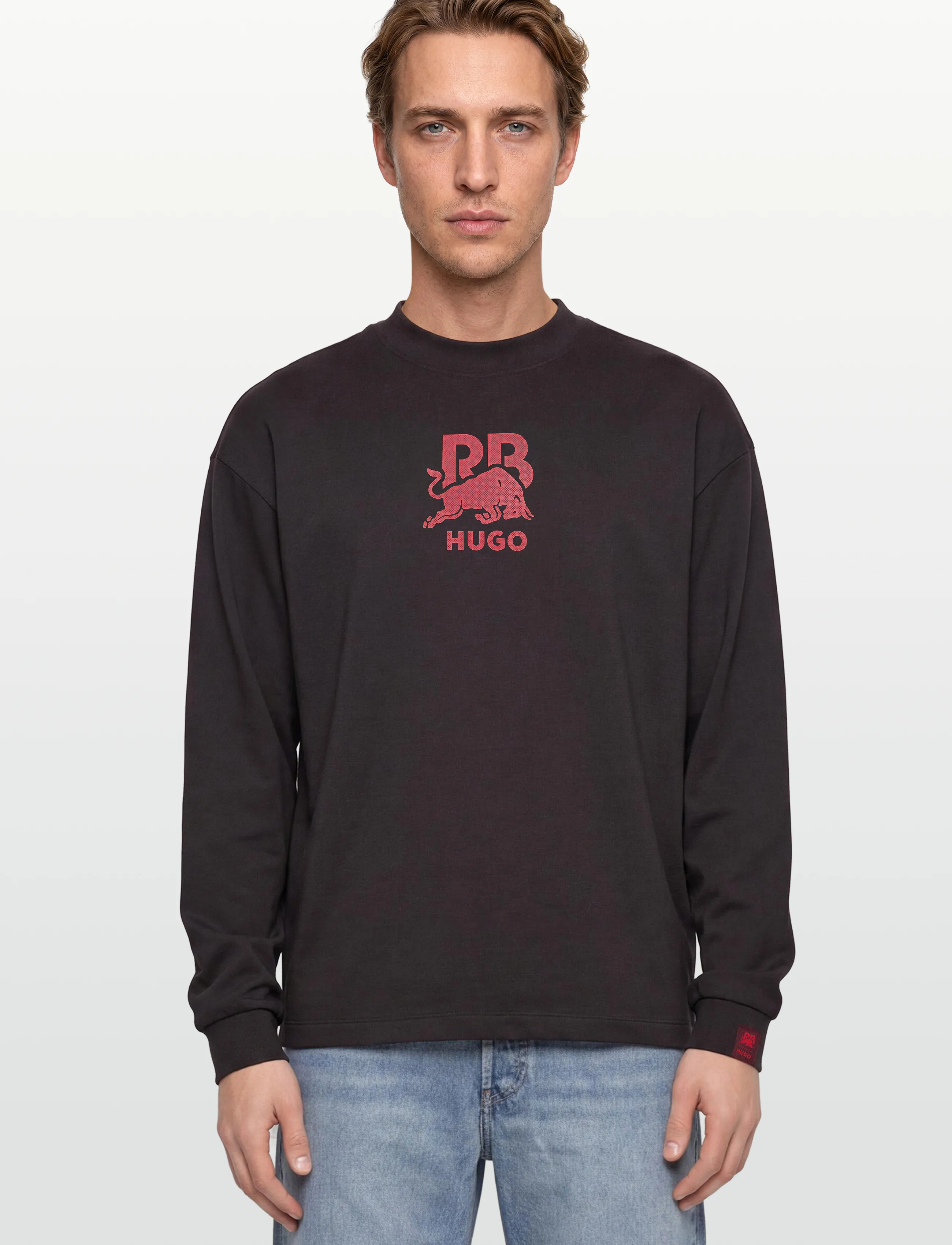 HUGO - Doverlo_RB - sweatshirts - dark brown - 3