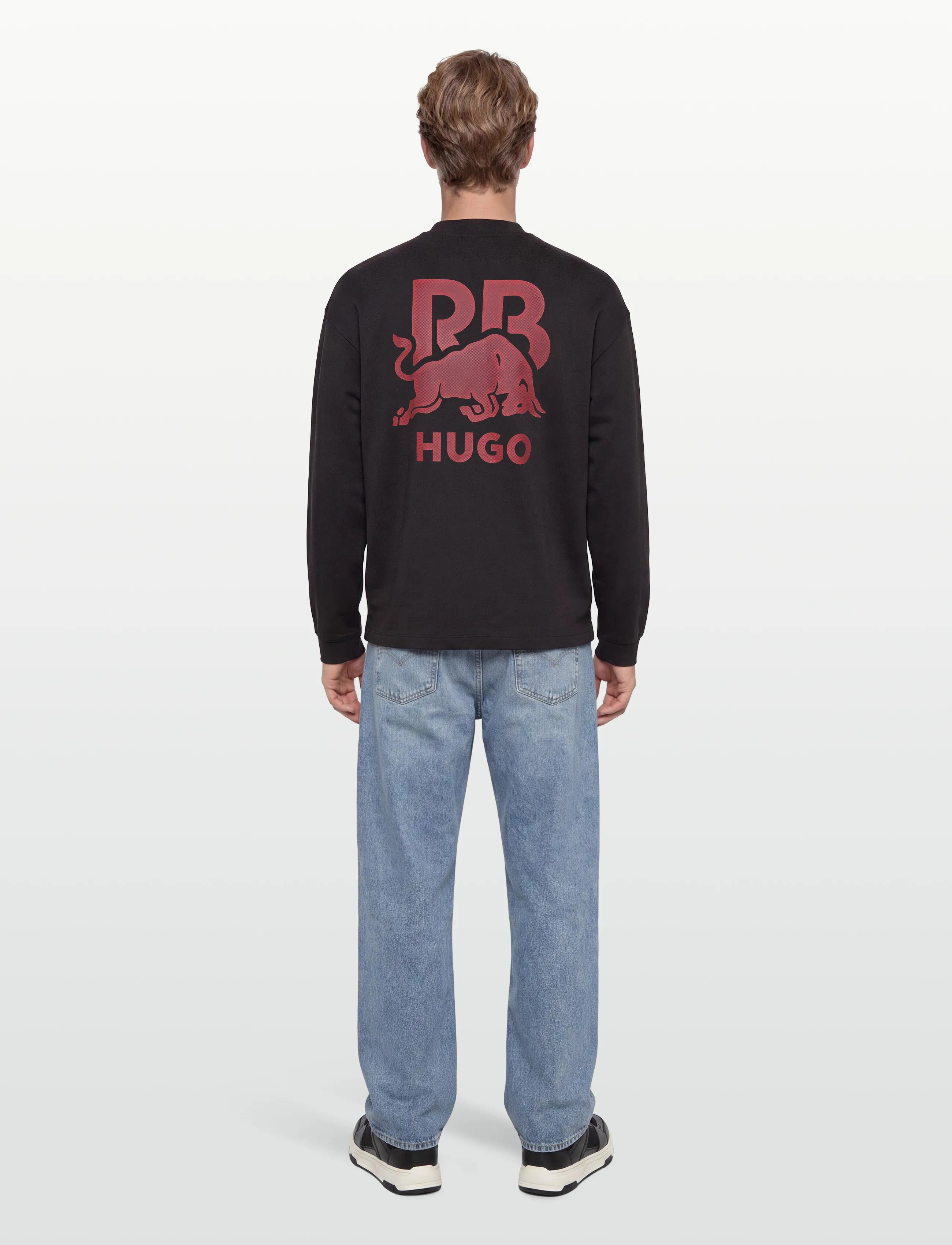 HUGO - Doverlo_RB - sweatshirts - dark brown - 4