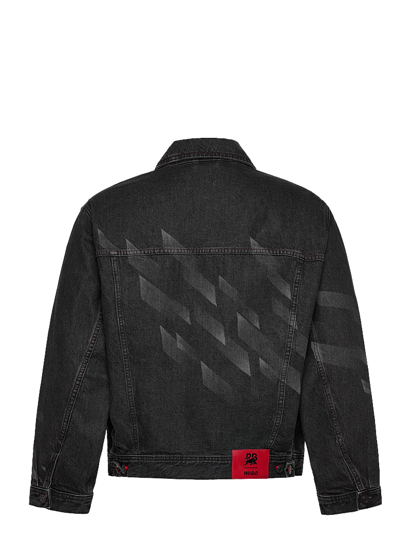 HUGO - HUGO092_RB - ofodrade jeansjackor - black - 1