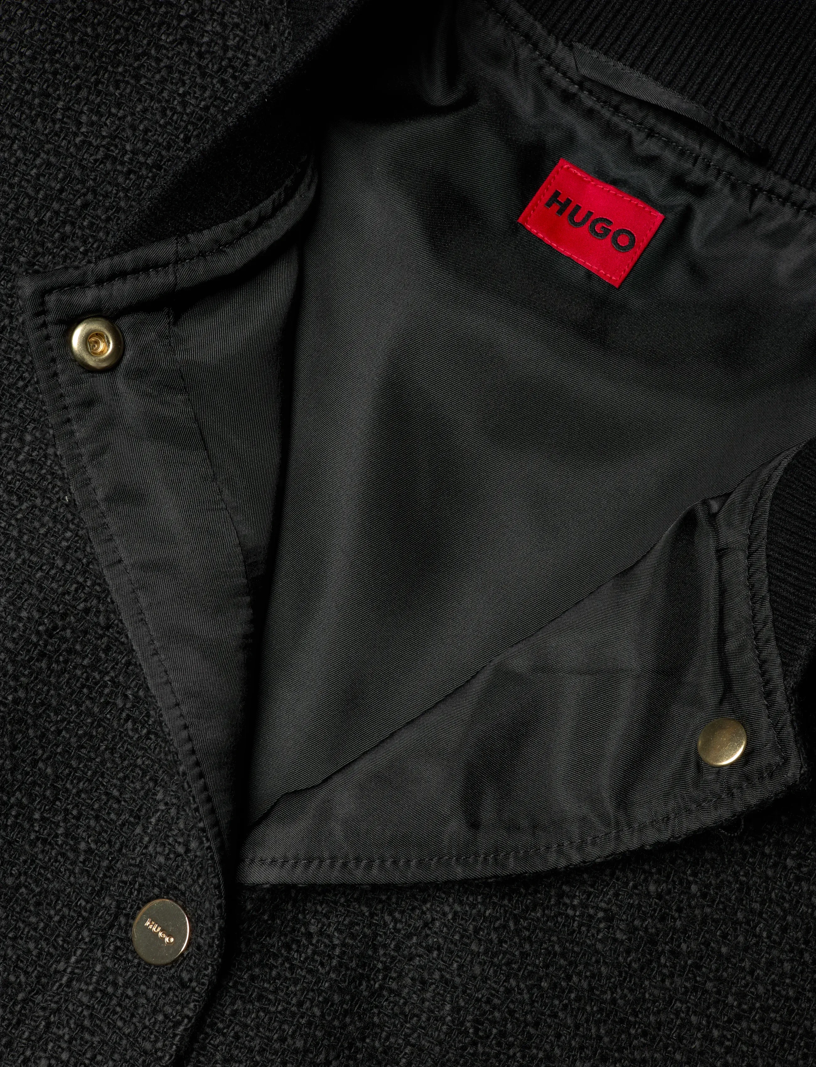 HUGO - Asense-1 - kerged jakid - black - 2