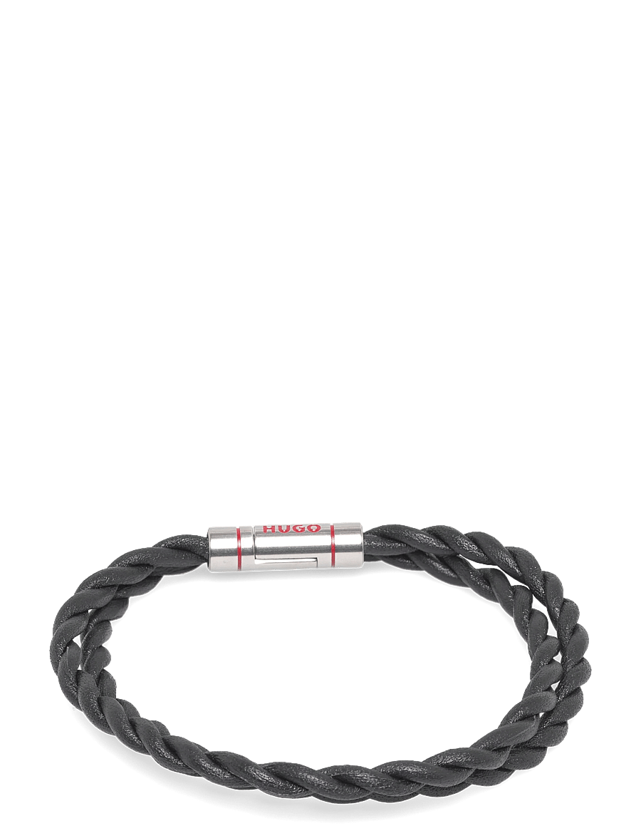 HUGO - E-DOUBLEBRAID4-BRA - armbänder - black - 0
