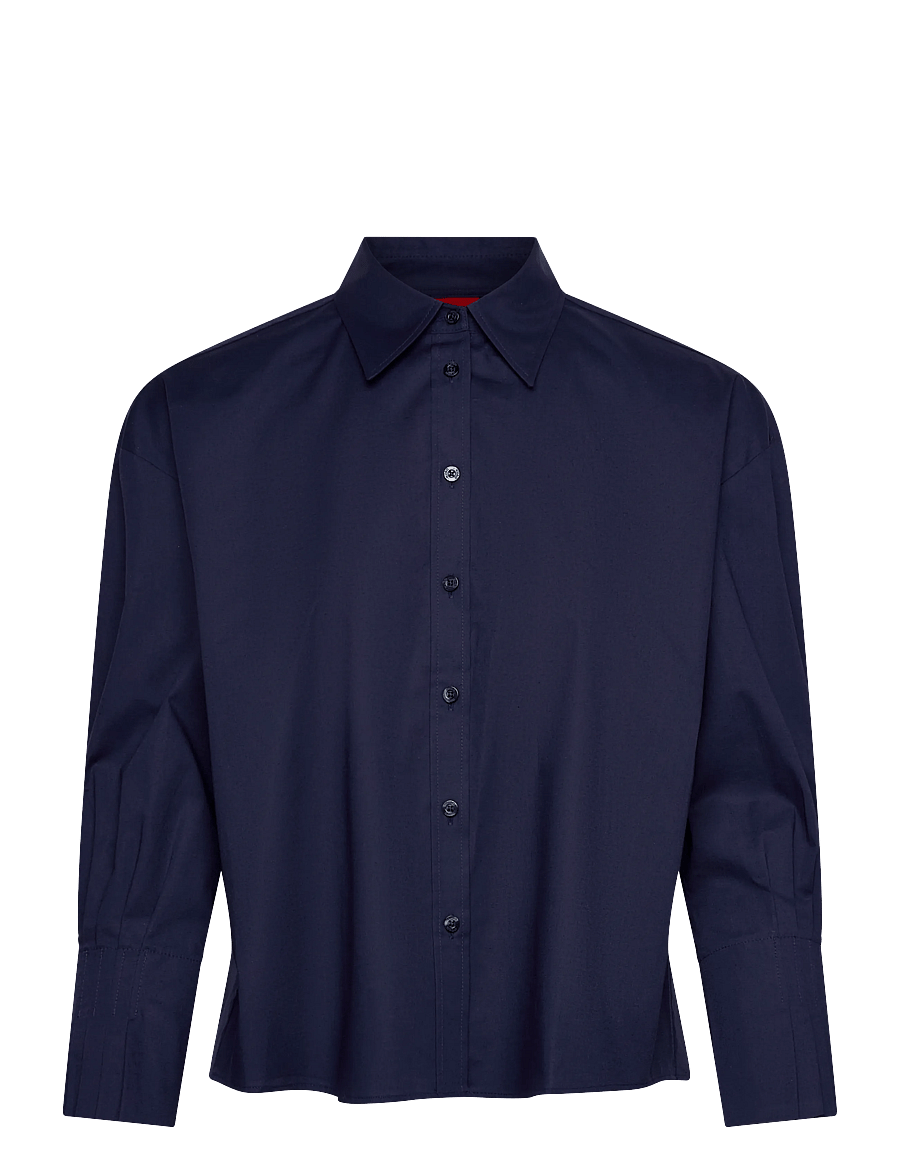 HUGO - Eggy - long-sleeved shirts - navy - 0