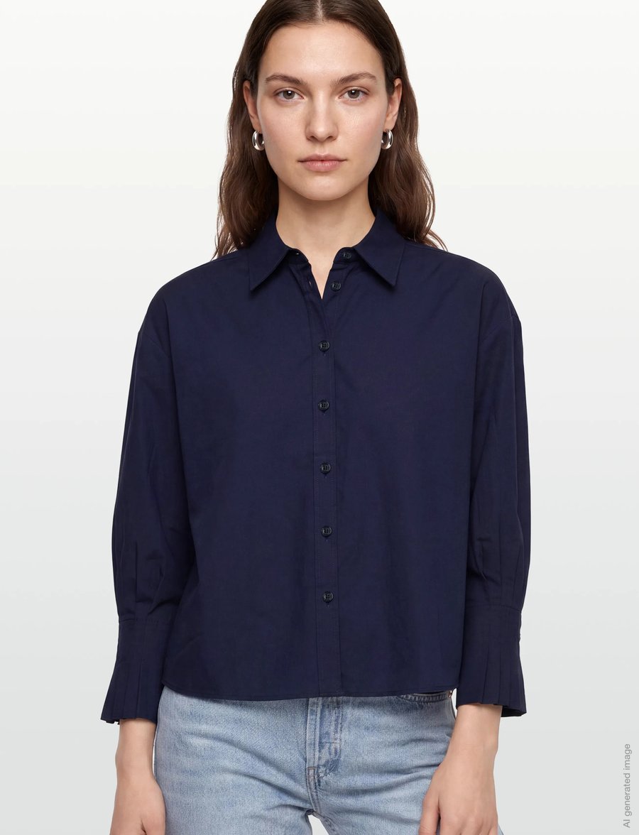HUGO - Eggy - overhemden met lange mouwen - navy - 3