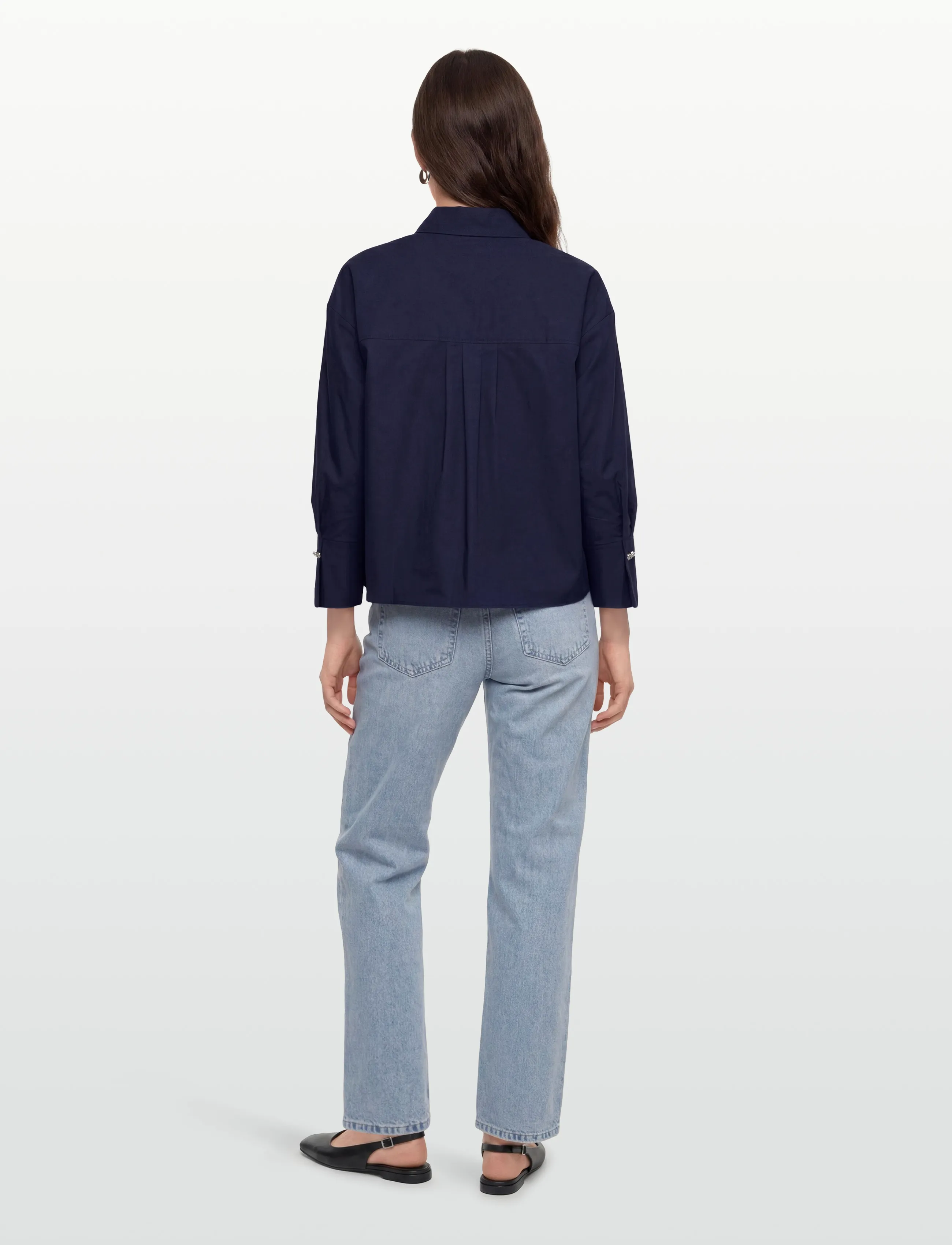 HUGO - Eggy - långärmade blusar - navy - 4