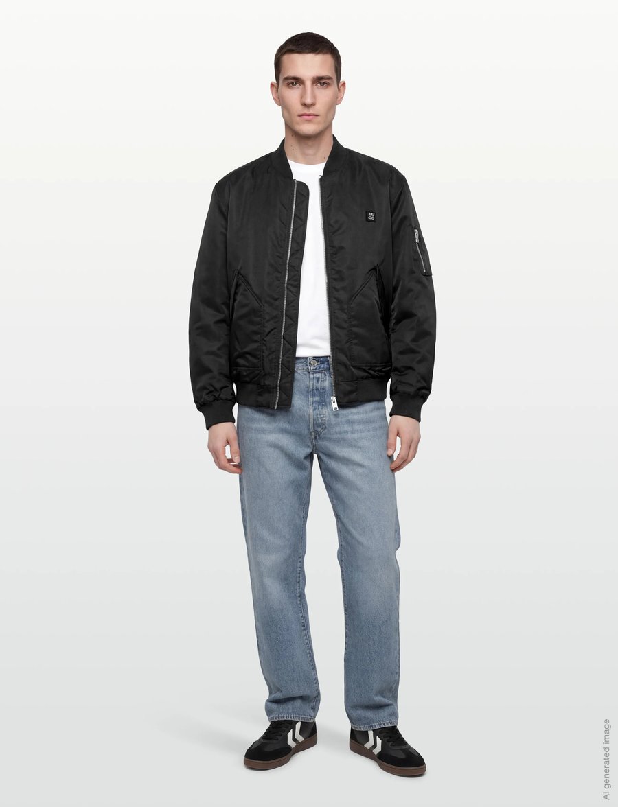 HUGO - Badam2611 - pavasarinės striukės - black - 0