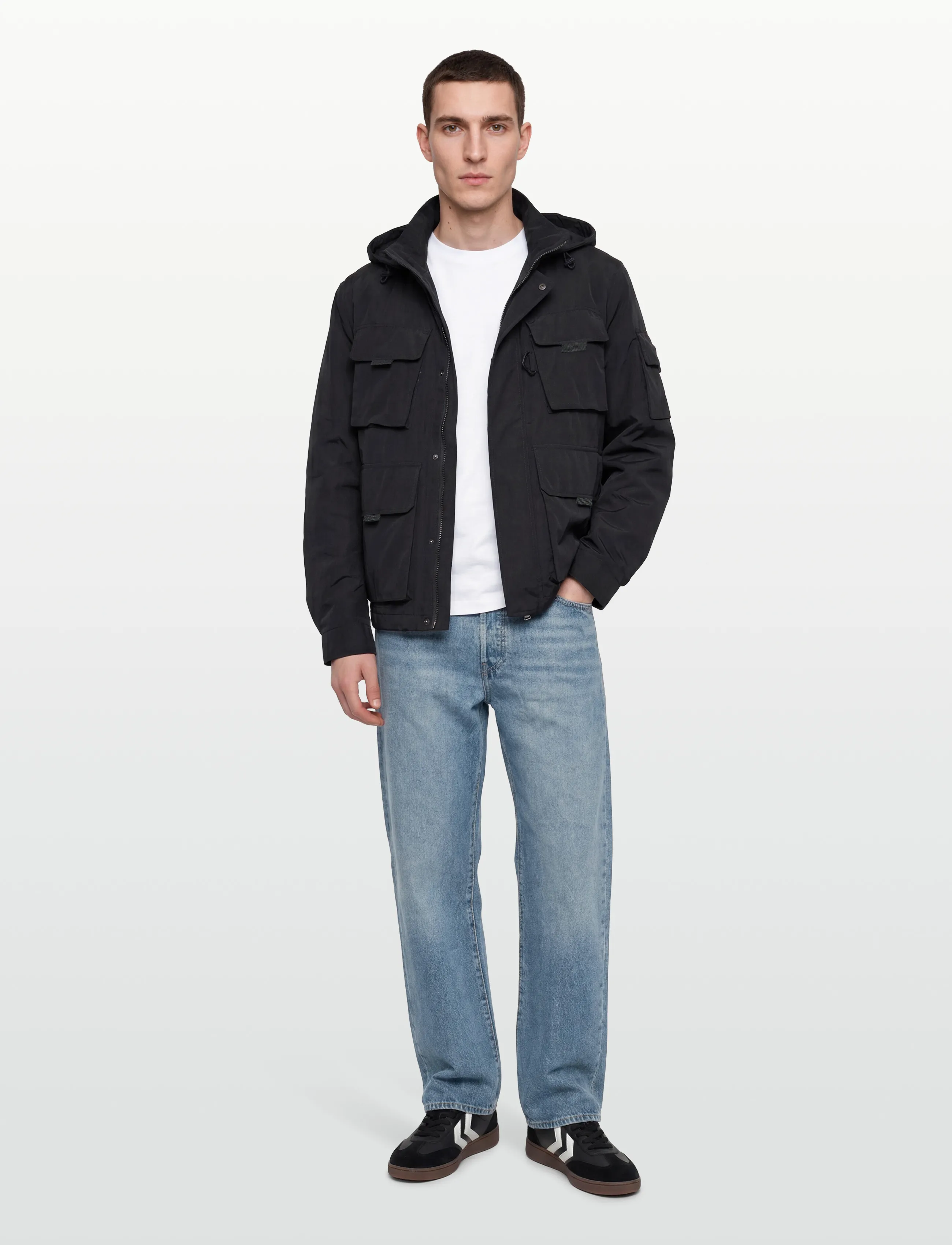 HUGO Baltero2611, XL, Jackets, Schwarz - Light Männerswear