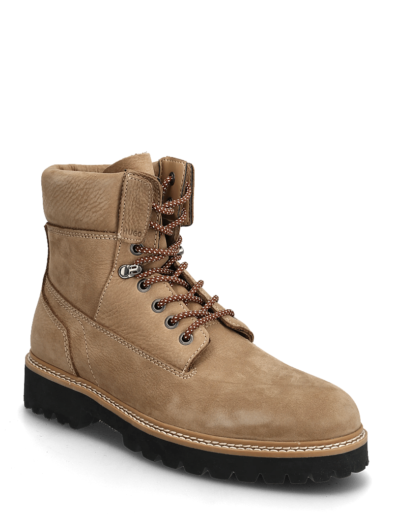 HUGO - Draven_halb_nu - kängor med snörning - open beige - 0