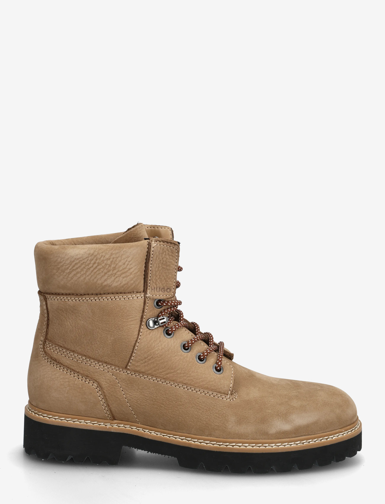 HUGO - Draven_halb_nu - støvler med snøre - open beige - 1