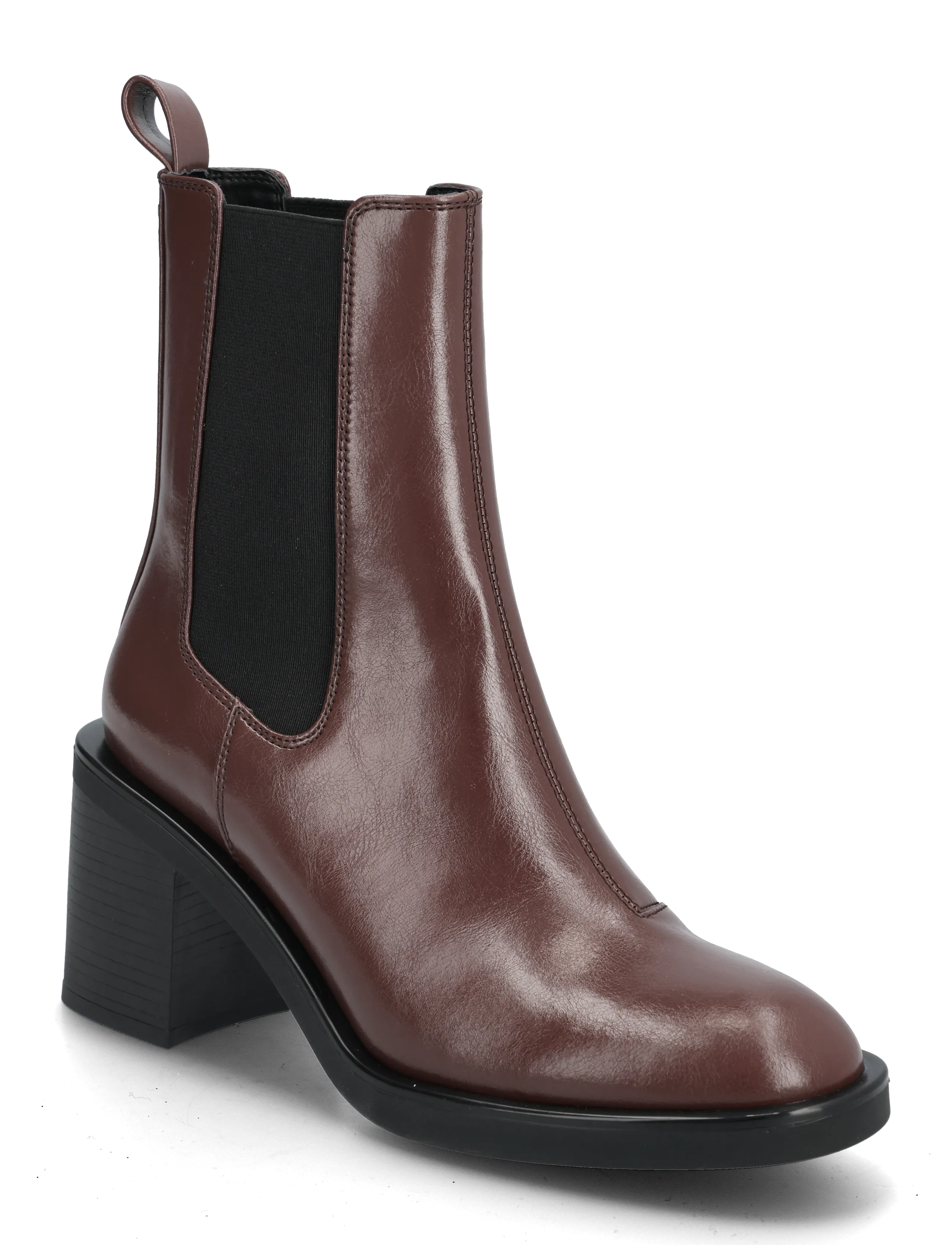 HUGO Nalie_ChBootie_CLT - Transitional Layering - DARK BROWN / black