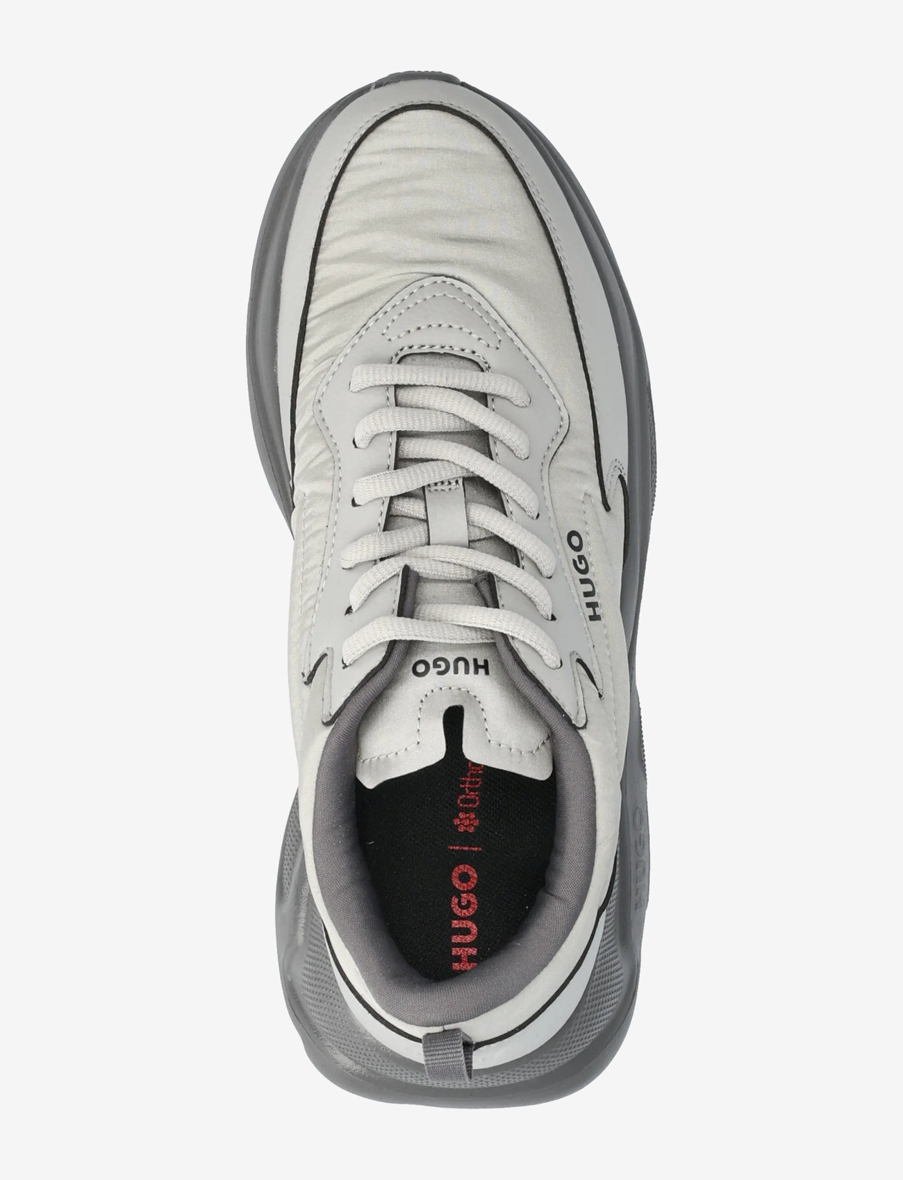 HUGO - Leon_runn_puny - niedriger schnitt - open grey - 3