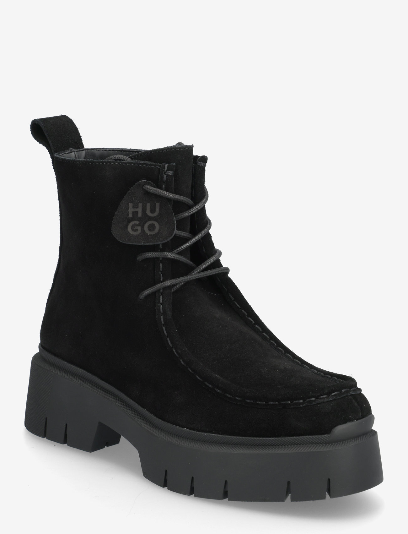 HUGO - Kris_DrbBootie_SD - laced boots - black - 0