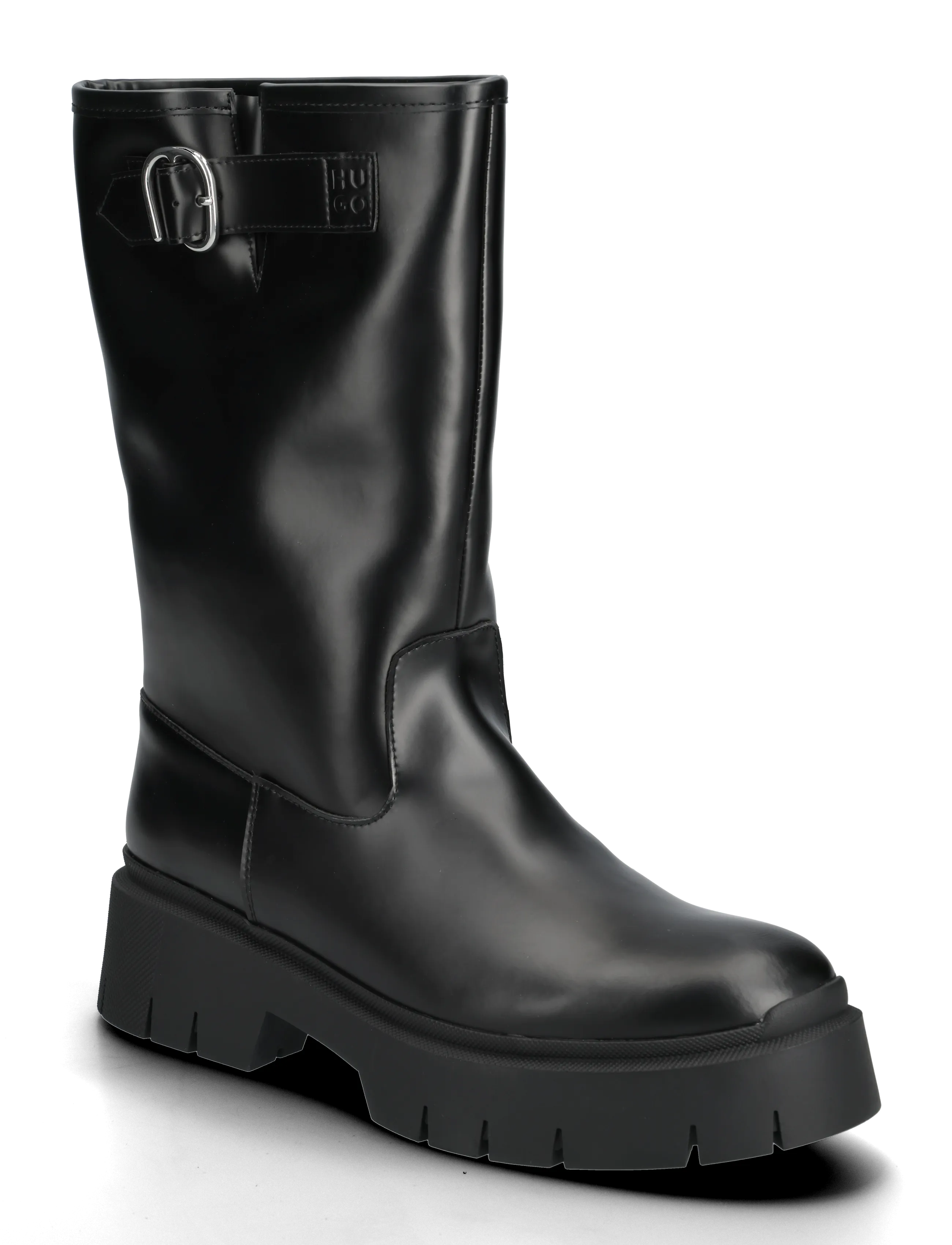 HUGO Kris_BkBoot_BROM - Transitional Layering - BLACK / black