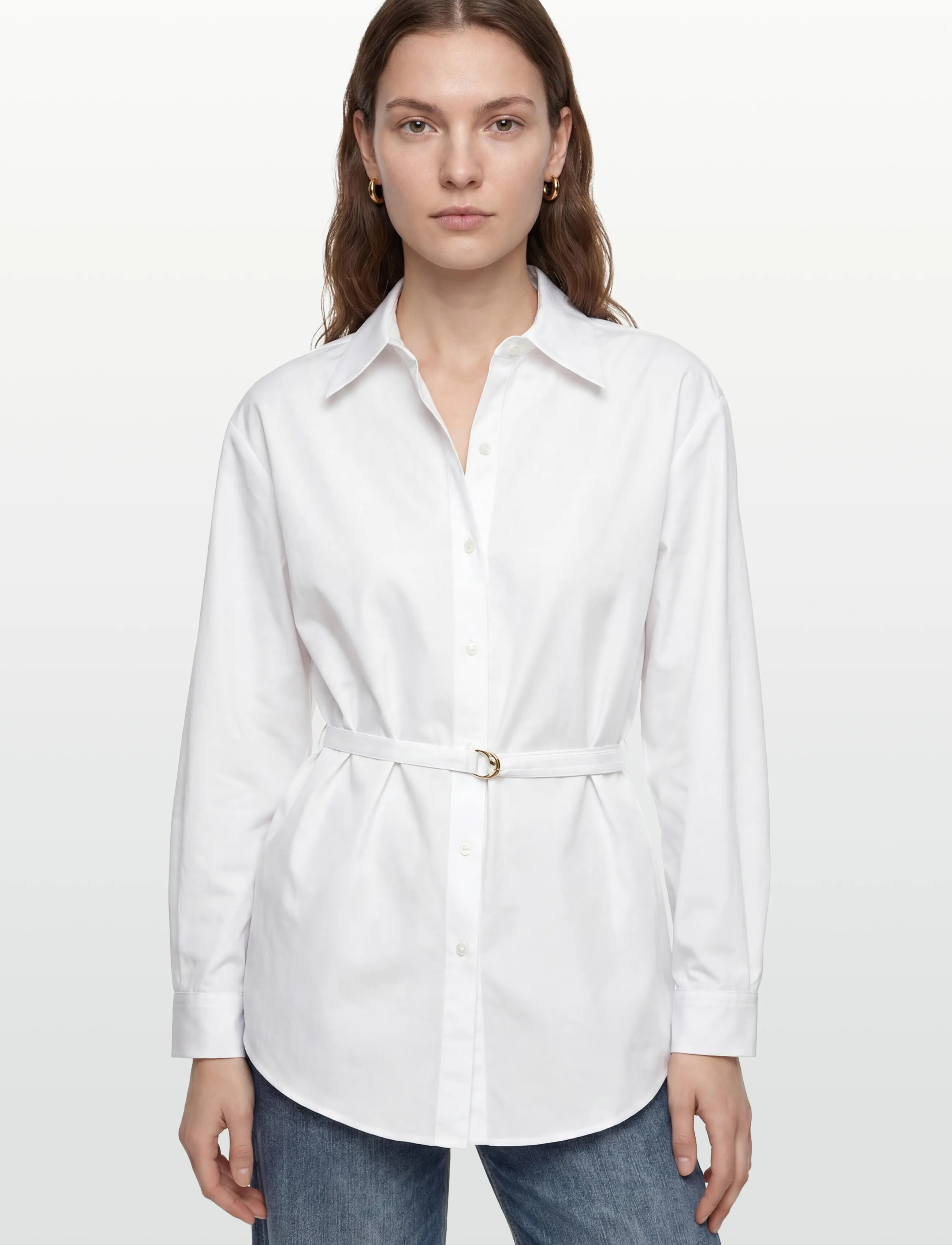 HUGO - Eyane - long-sleeved shirts - white - 3