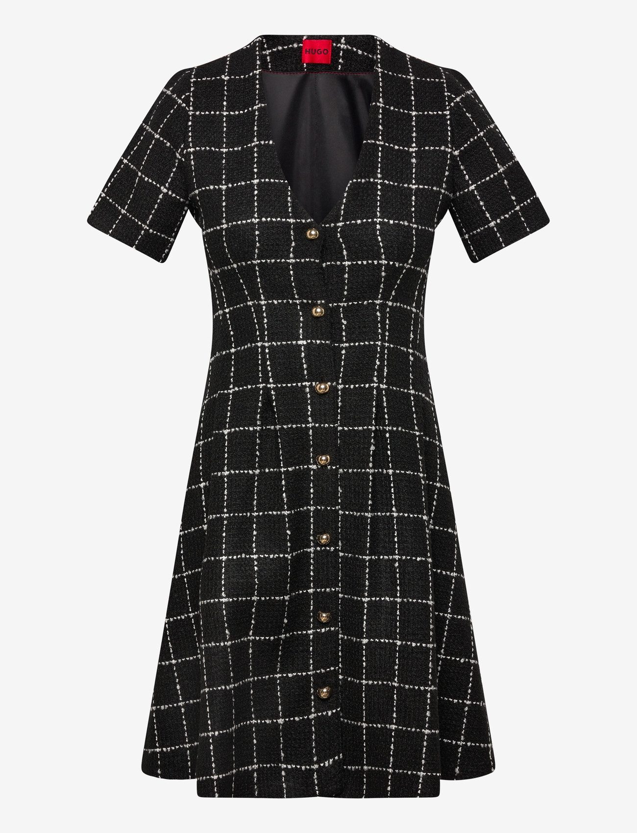 HUGO - Kikla-1 - stickade klänningar - open miscellaneous - 0