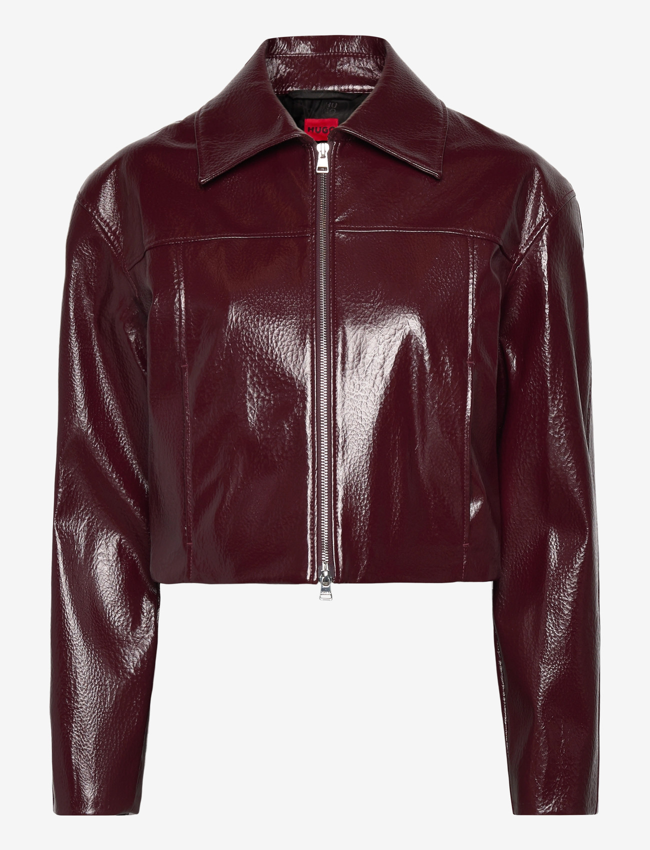 HUGO - Acendi-1 - læderjakker - dark purple - 0