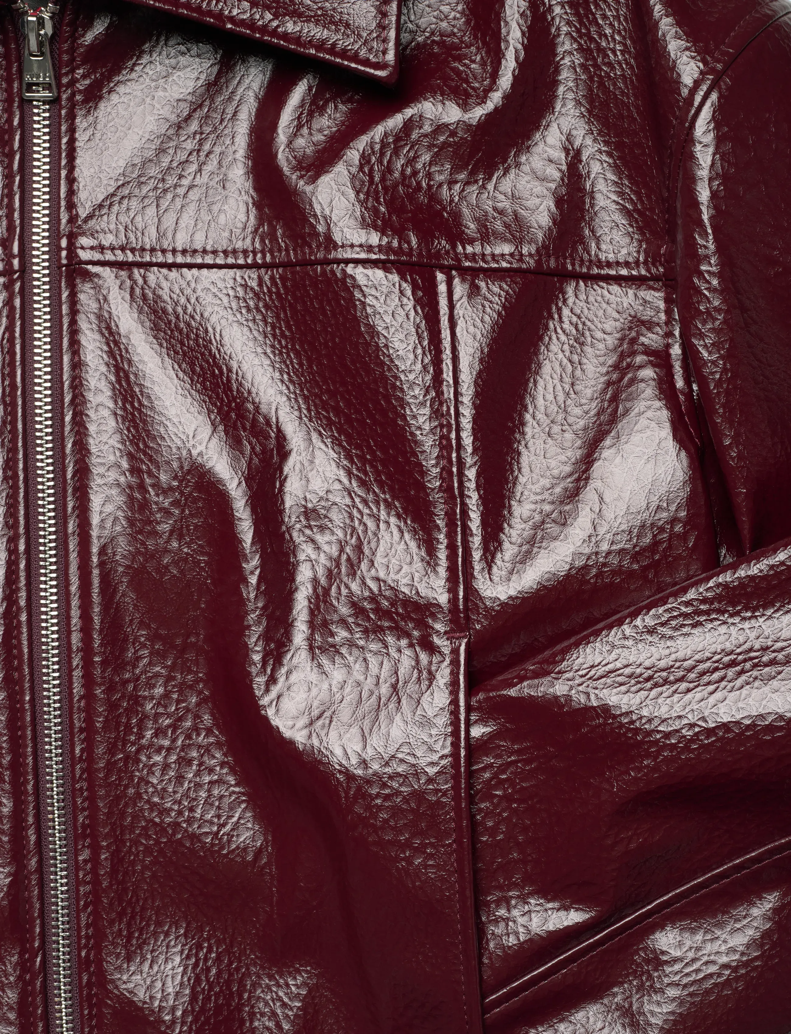 HUGO - Acendi-1 - leather jackets - dark purple - 3