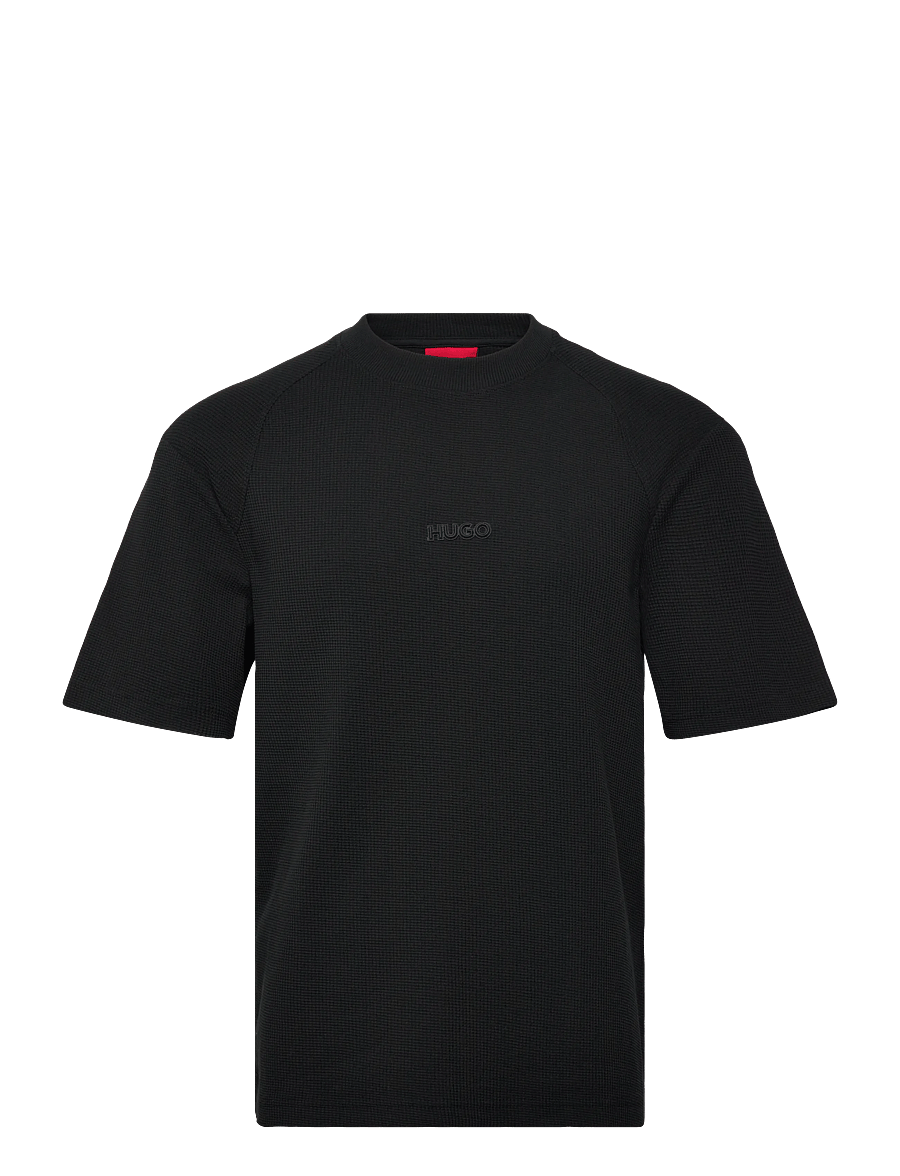 HUGO - Daffl - lühikeste varrukatega t-särgid - black - 1