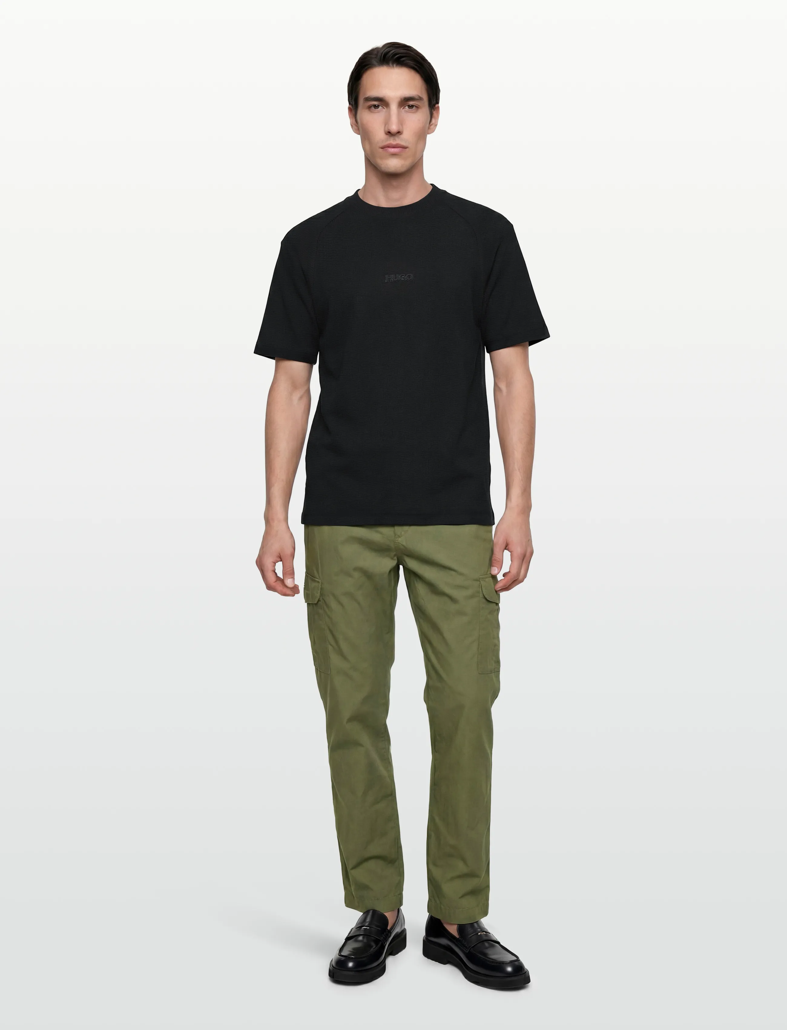 HUGO Daffl - Riided - BLACK / black