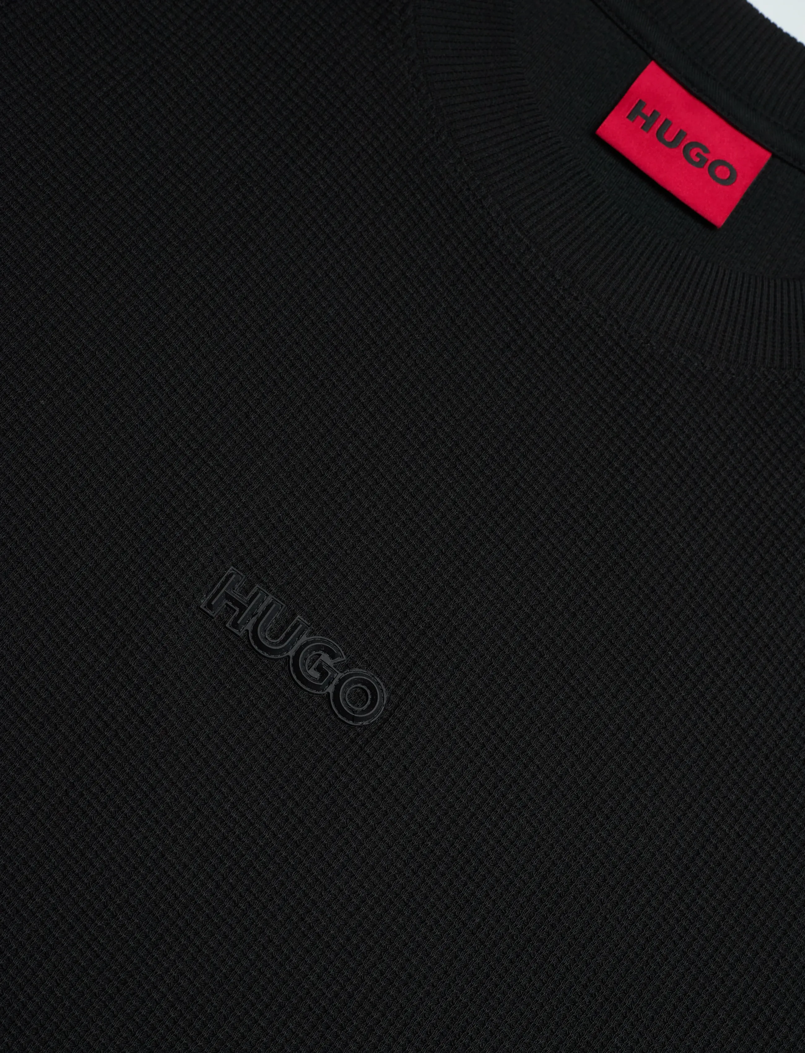 HUGO - Daffl - kortærmede t-shirts - black - 5