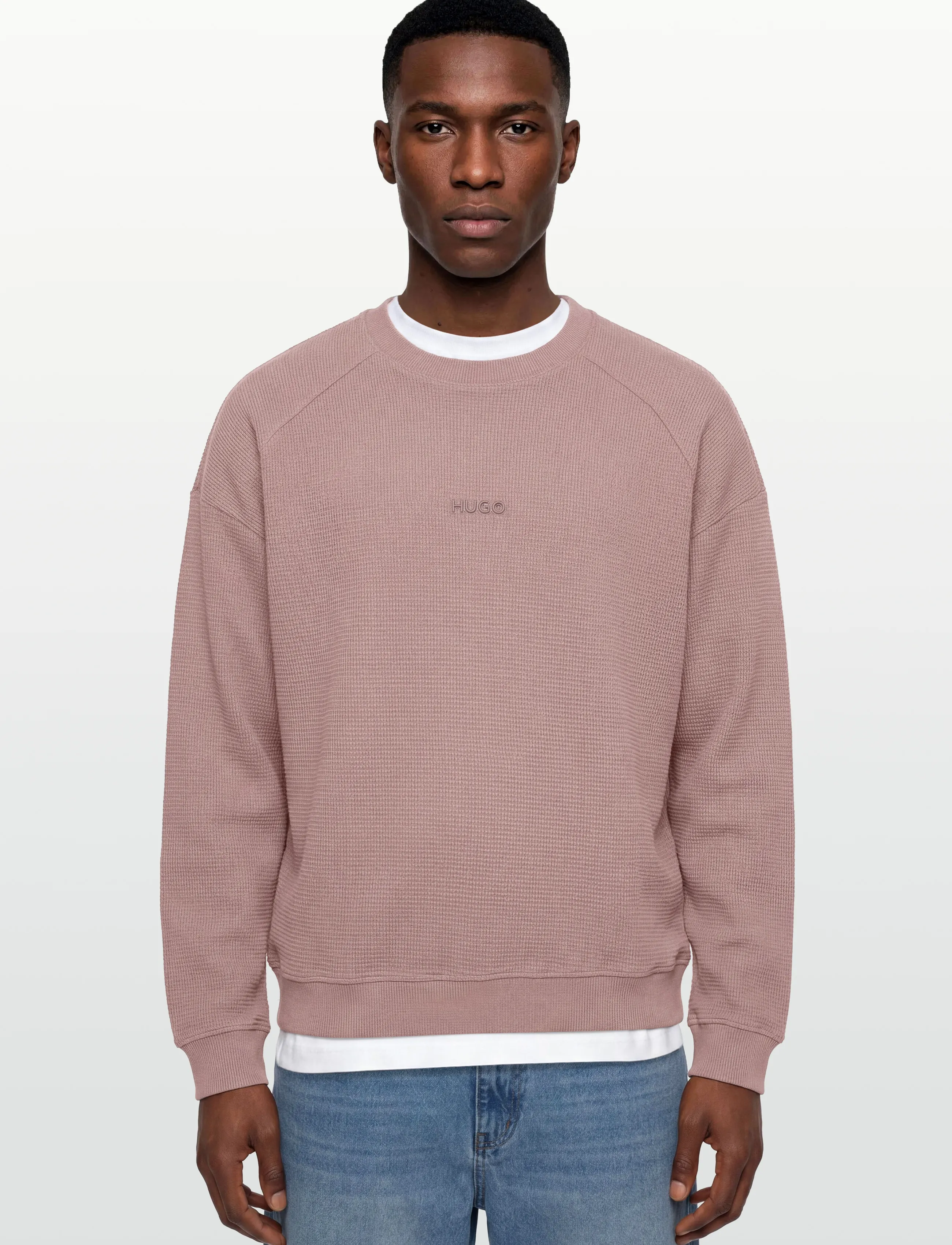 HUGO - Dafflyn - sweatshirts - light/pastel brown - 3
