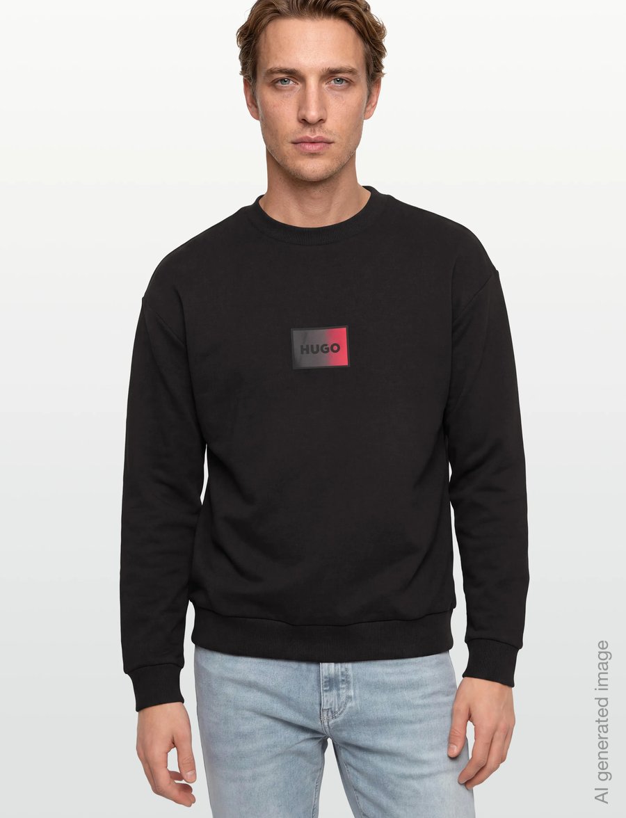 HUGO - Danotop - sweatshirts - black - 3