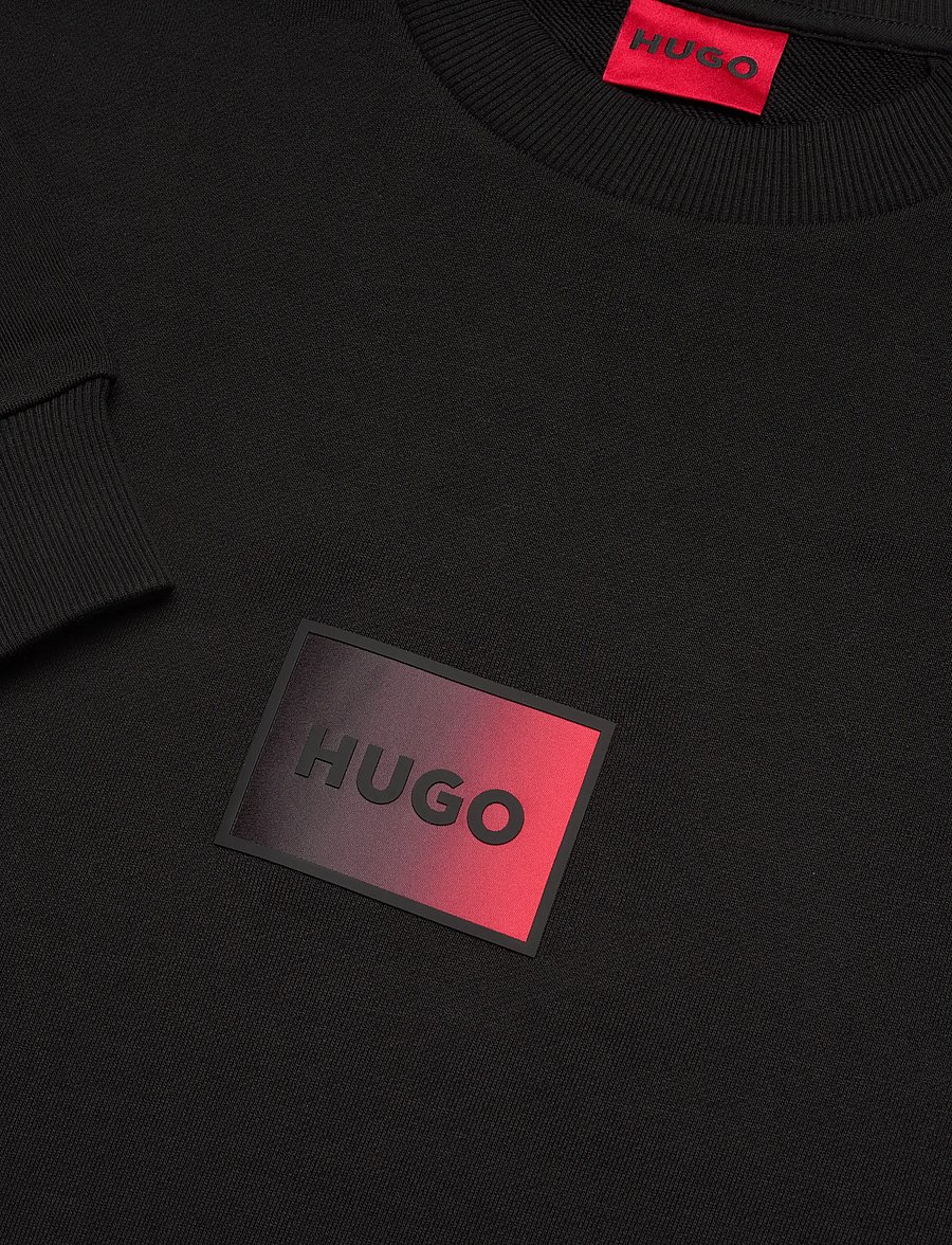 HUGO - Danotop - sweatshirts - black - 5