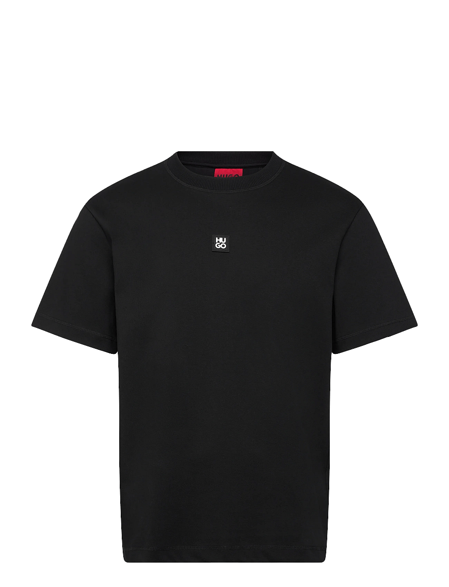 HUGO - Dilanso - kurzärmelige t-shirts - black - 1