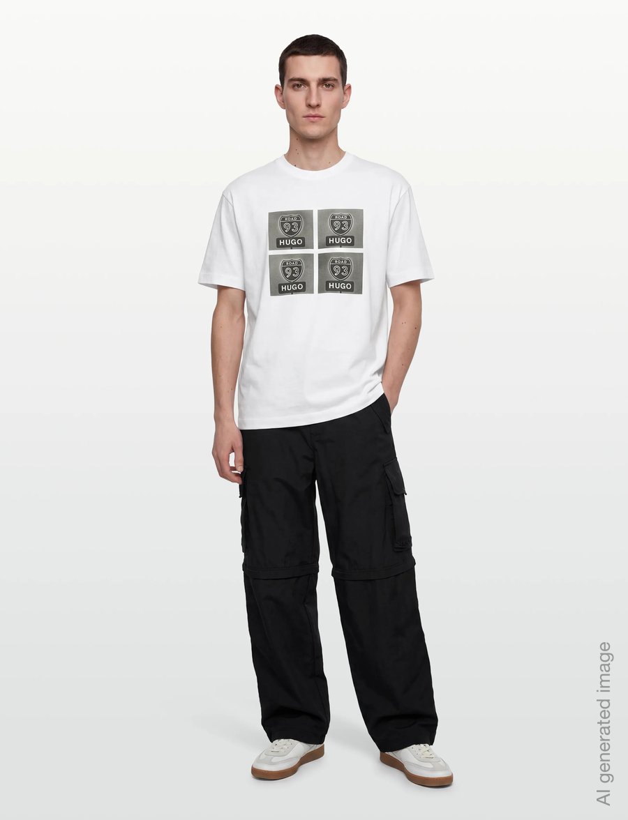 HUGO - Fargo261 - cargo-püksid - black - 0