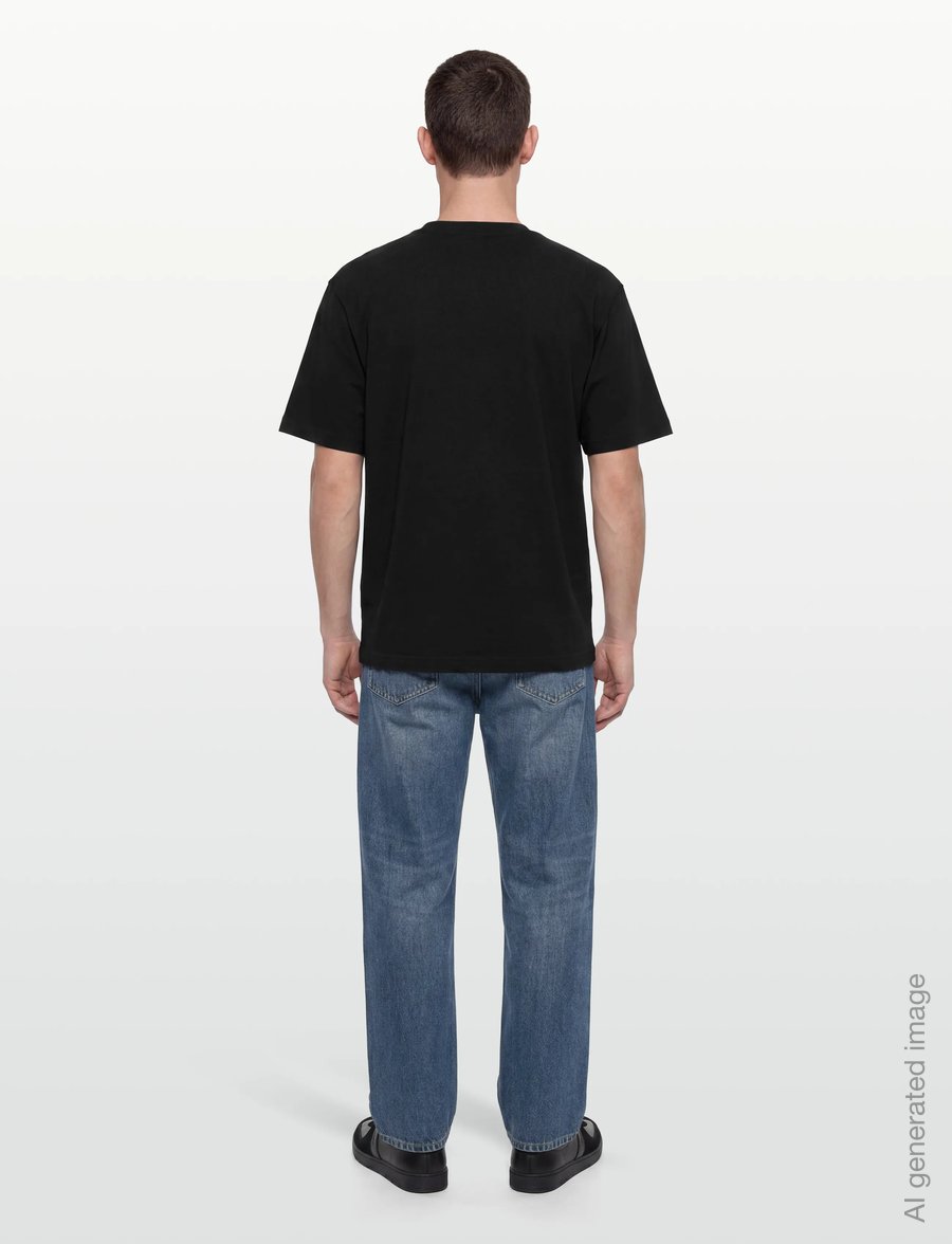 HUGO - Dodger - short-sleeved t-shirts - black - 4