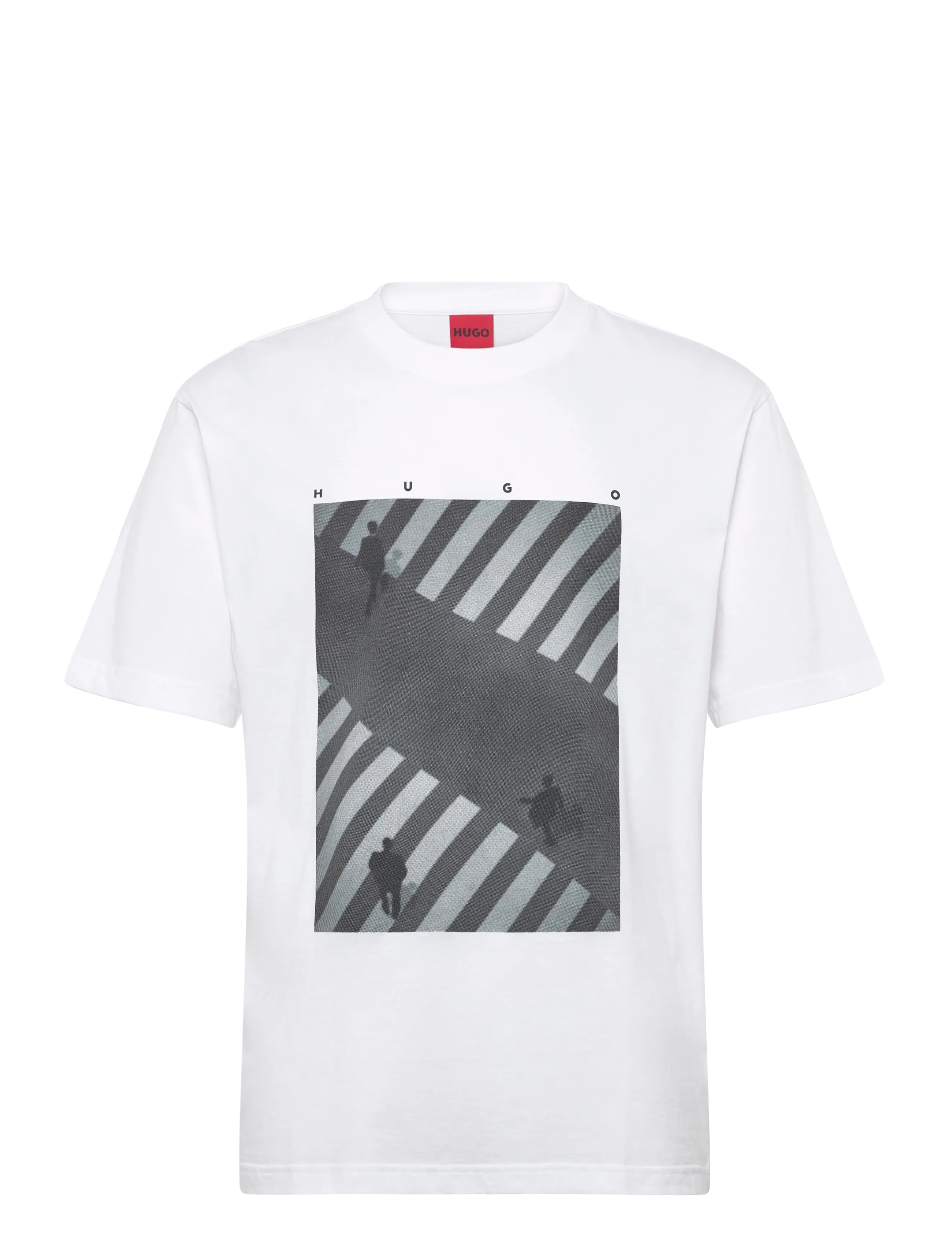 HUGO Dodger - Kurzärmelig - WHITE / white