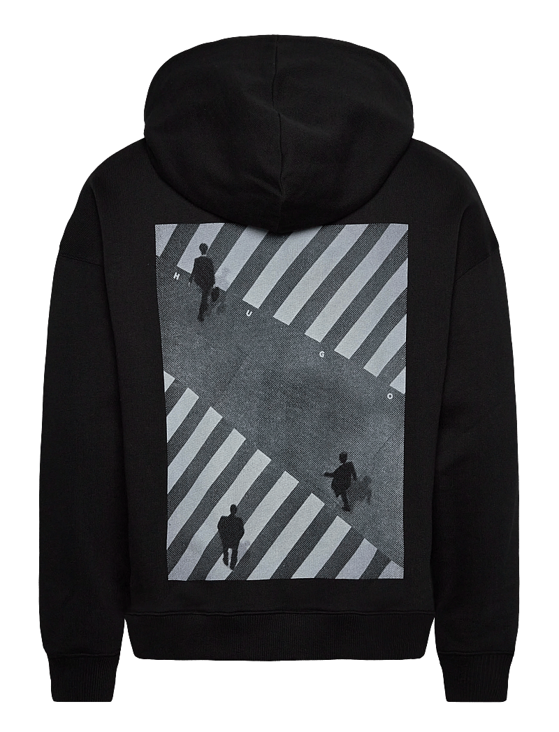 HUGO - Doland - kapuutsiga dressipluusid - black - 1