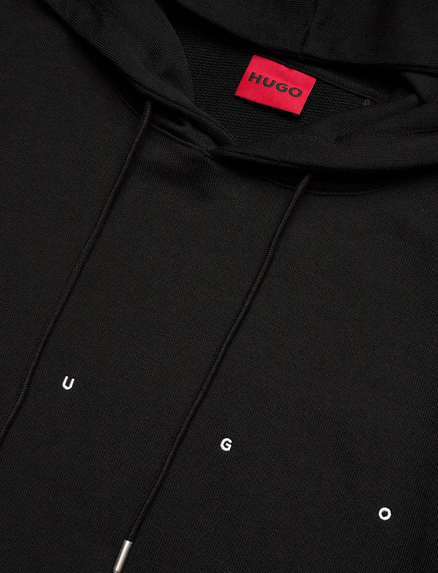 HUGO - Doland - kapuutsiga dressipluusid - black - 5