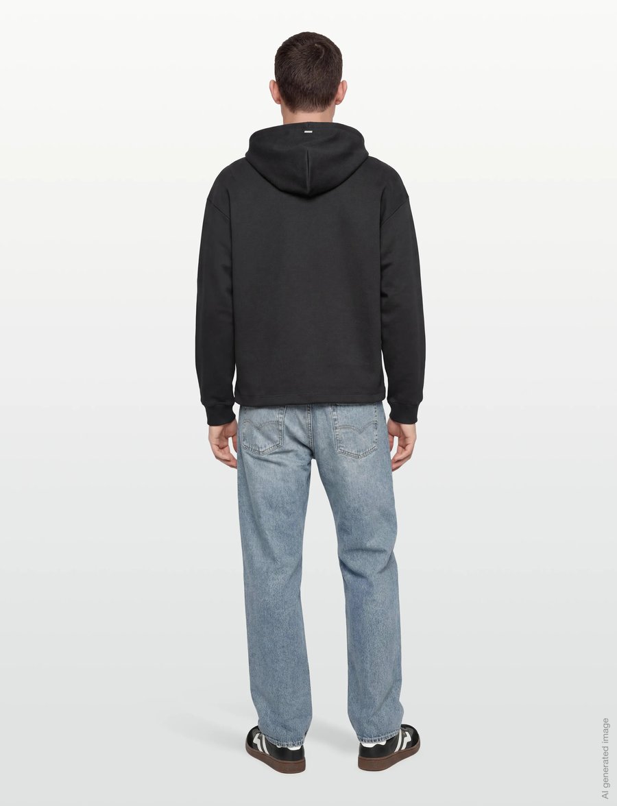 HUGO - Dineo - kapuutsiga dressipluusid - black - 4