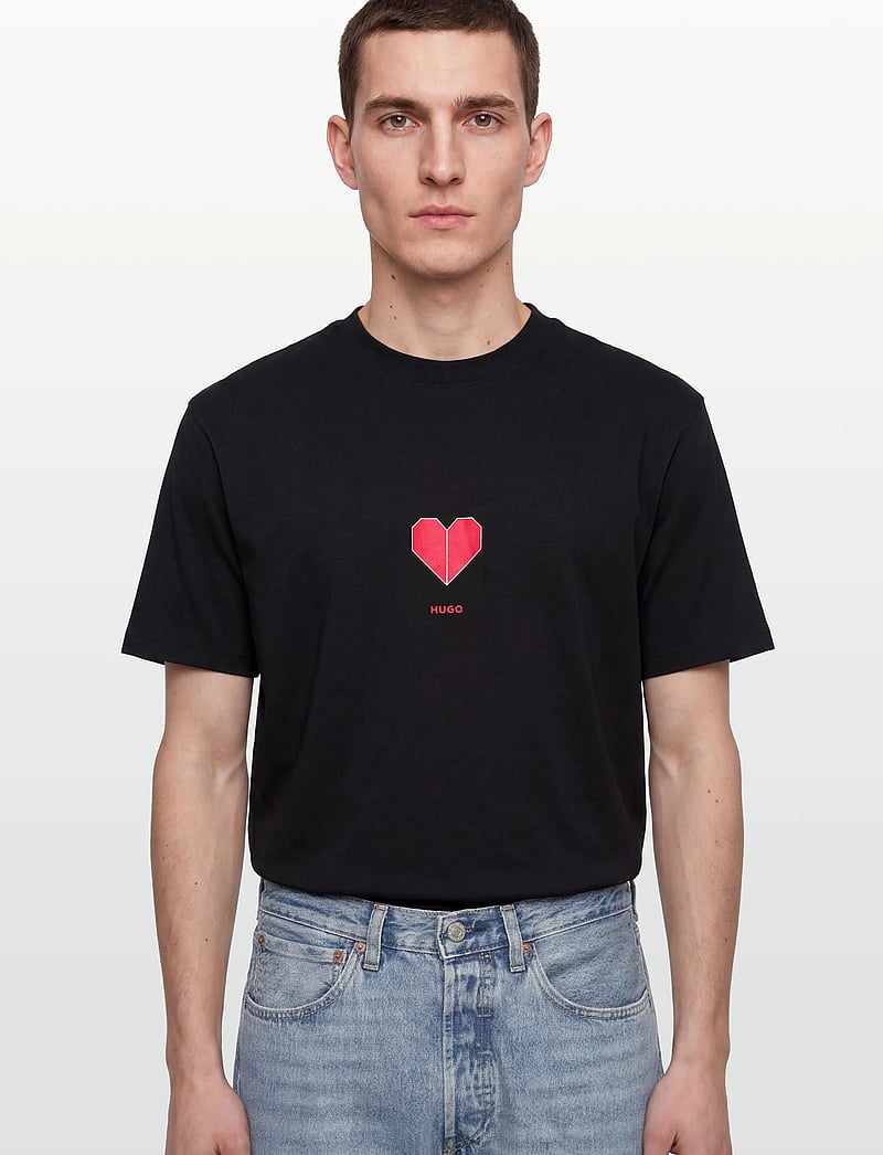 HUGO - Dalentin - kurzärmelig - black - 3